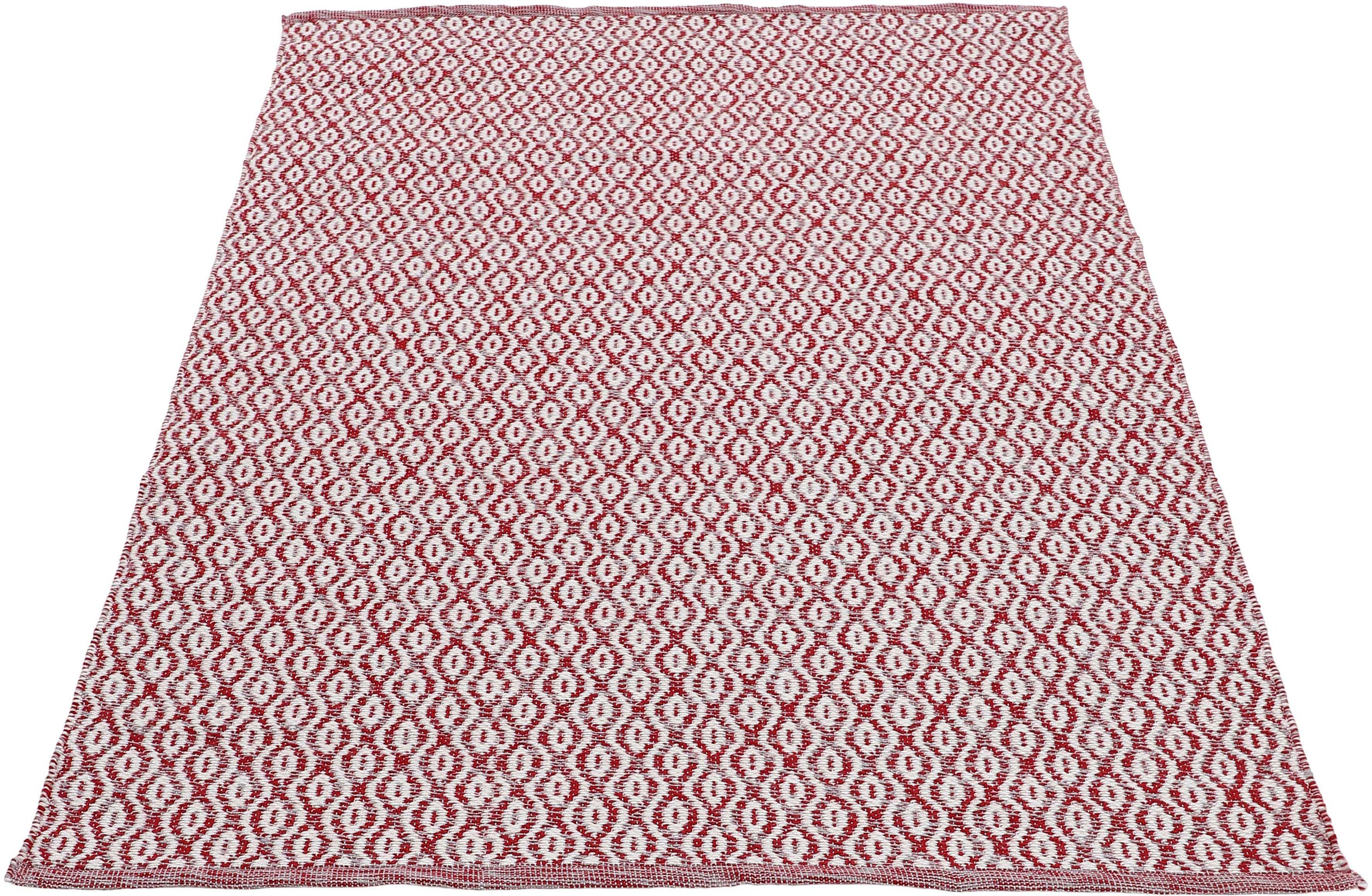 carpetfine Teppich Frida 202, rechteckig, Höhe: 7 mm, Wendeteppich, 100% recyceltem Material (PET), Flachgewebe, Sisal Optik