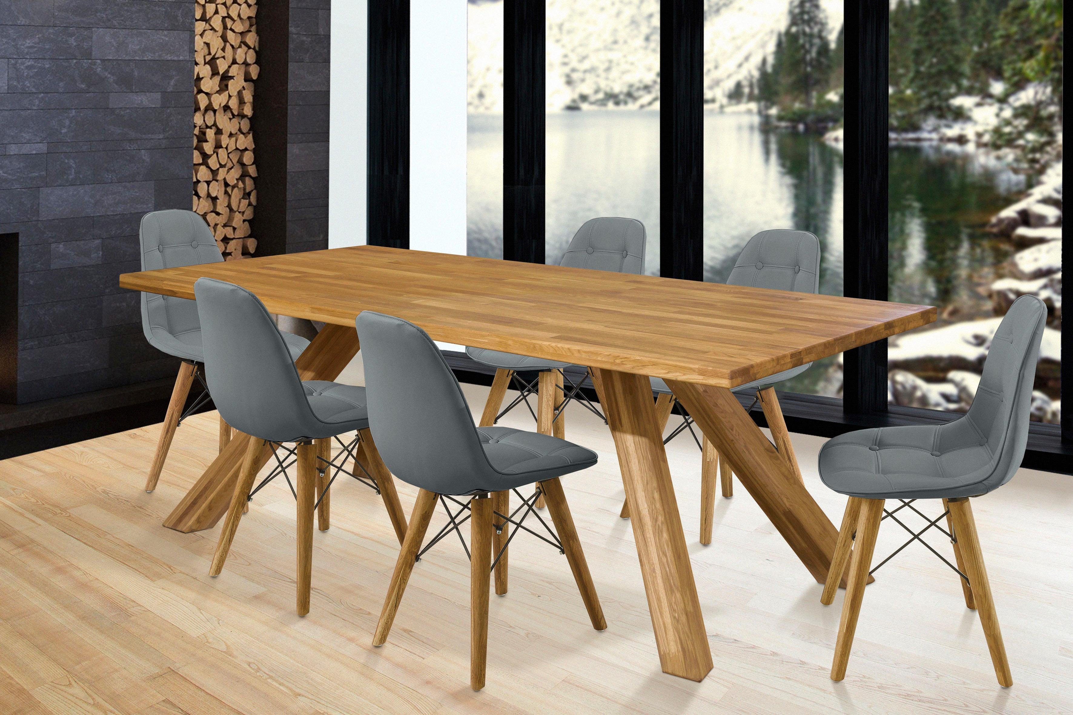 Home affaire Essgruppe »Lasi«, (Set, 7 tlg), bestehend aus 6 Stühlen und einem Esstisch, Esstischbreite 200 cm online kaufen | OTTO Home affaire Essgruppe »Lasi«, (Set, 7 tlg), bestehend aus 6 Stühlen und einem Esstisch, Esstischbreite 200 cm online kaufen | OTTO