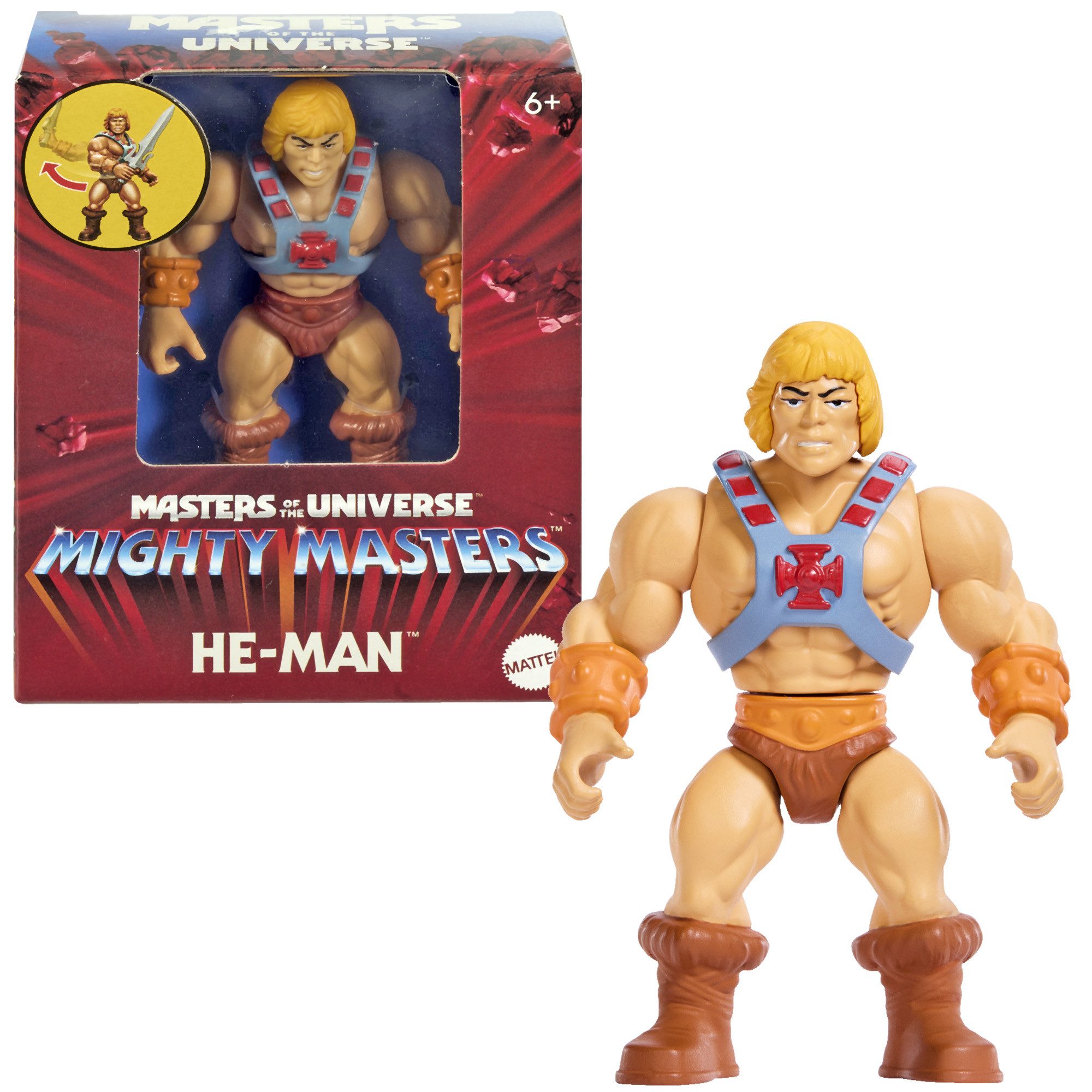 Mattel® Actionfigur Masters of the Universe Mighty Masters, (Größe ca. 8 cm)