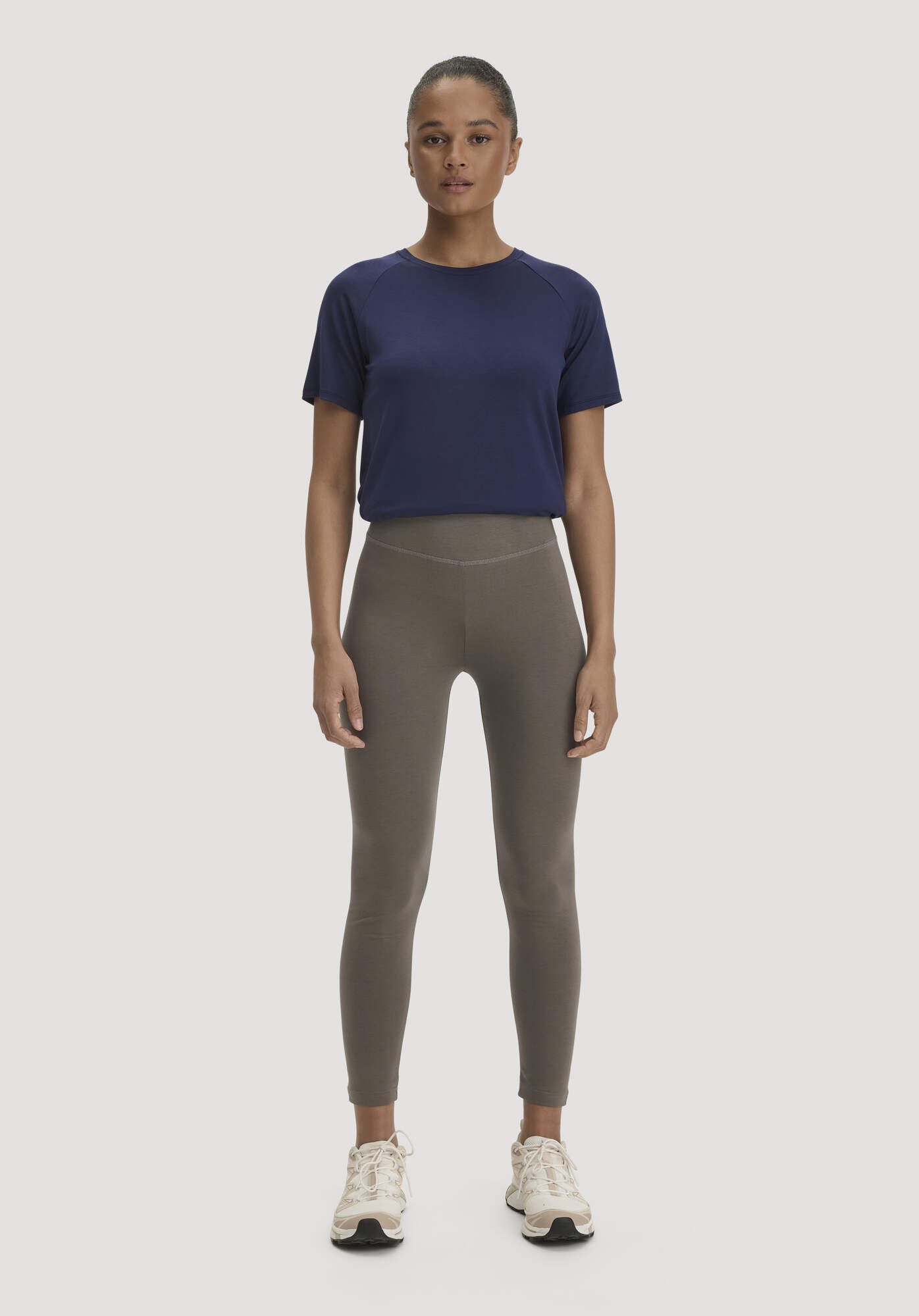 Hessnatur Leggings Medium Cut ACTIVE LIGHT aus Bio-Baumwolle (1-tlg)