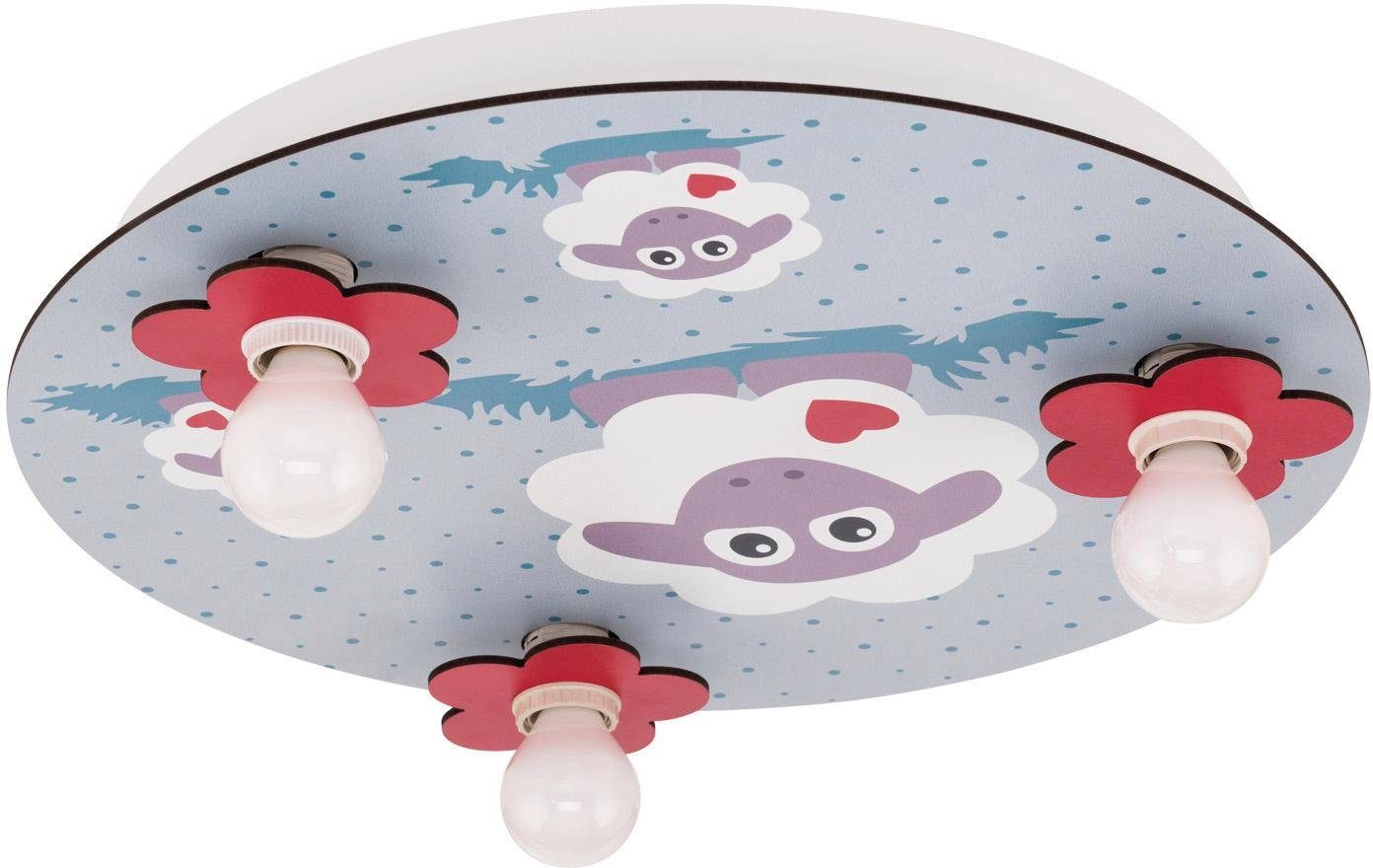 EGLO Deckenlampe 3-flammig Tilston - Sandfarbener Deckenstrahler - Schwenkbare Spots E14