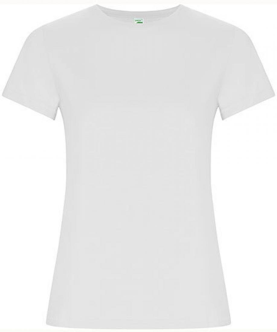 Roly Rundhalsshirt Golden Organic Woman T-Shirt - 2-lagiger Rundhalskragen