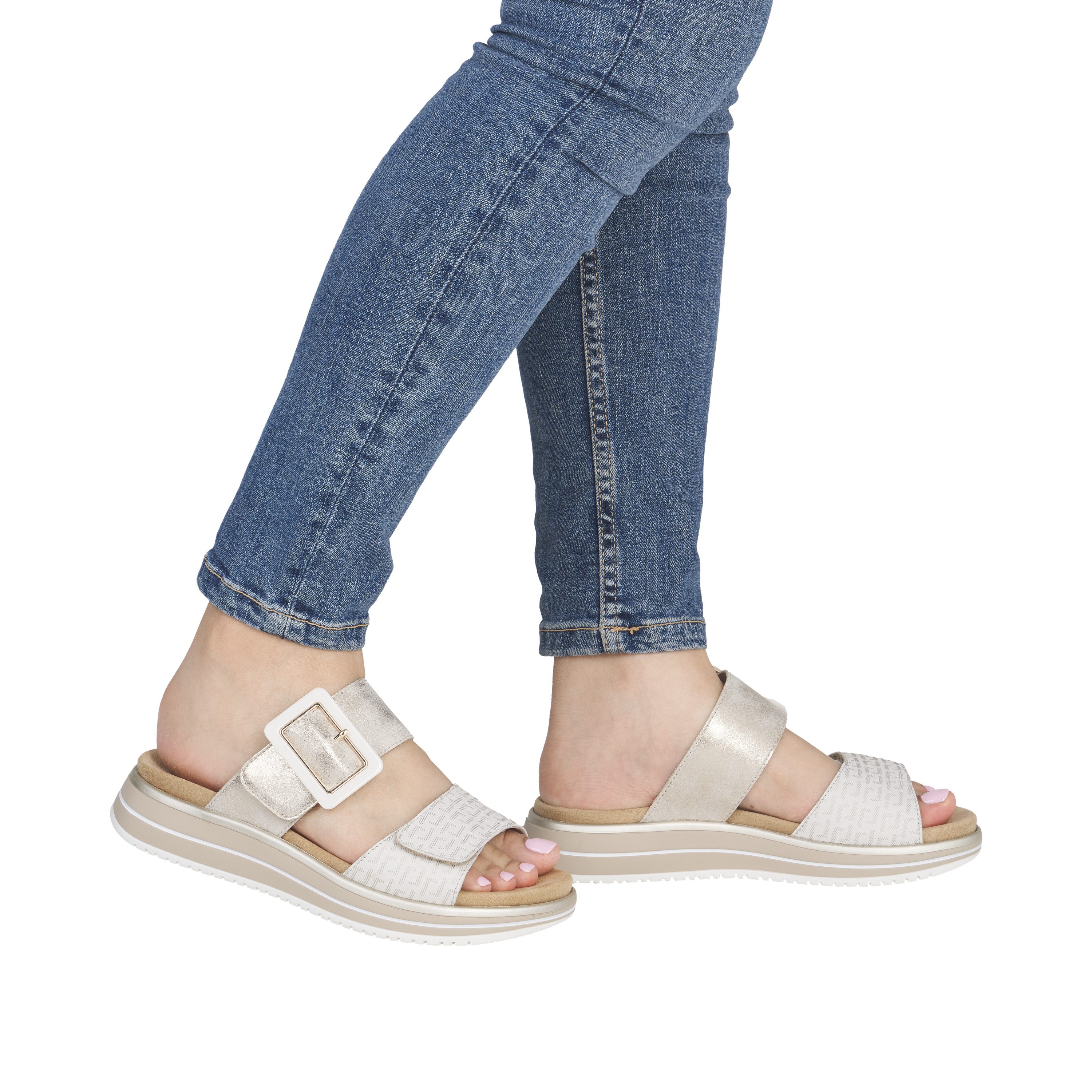 Remonte Pantolette Sommerschuh, Strandschuh, Schlappen mit Lite´n Soft-Ausstattung