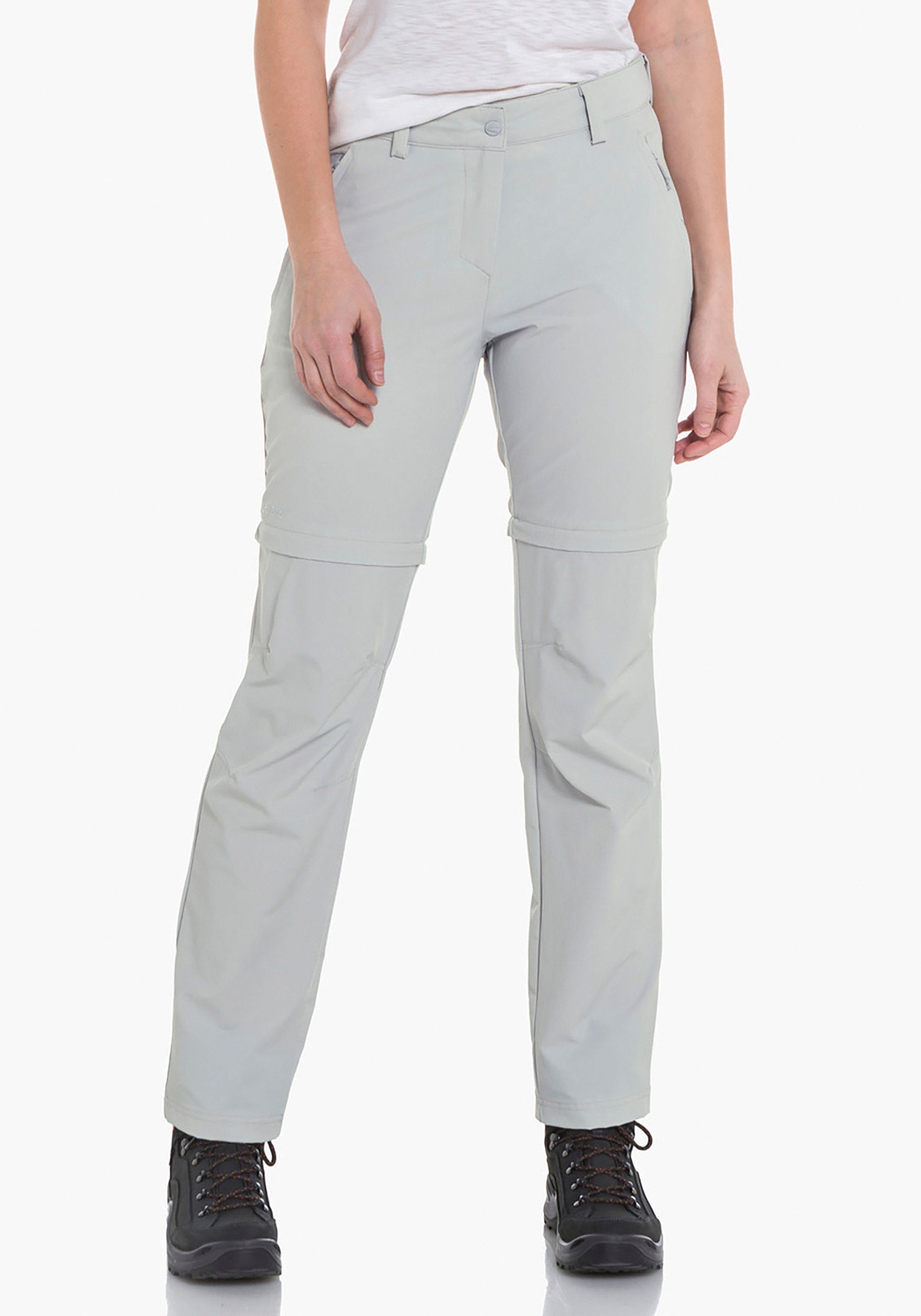 Schöffel Damen Ascona Zip-Off Hose Black - Wanderhose Mit Abnehmbaren Beinen