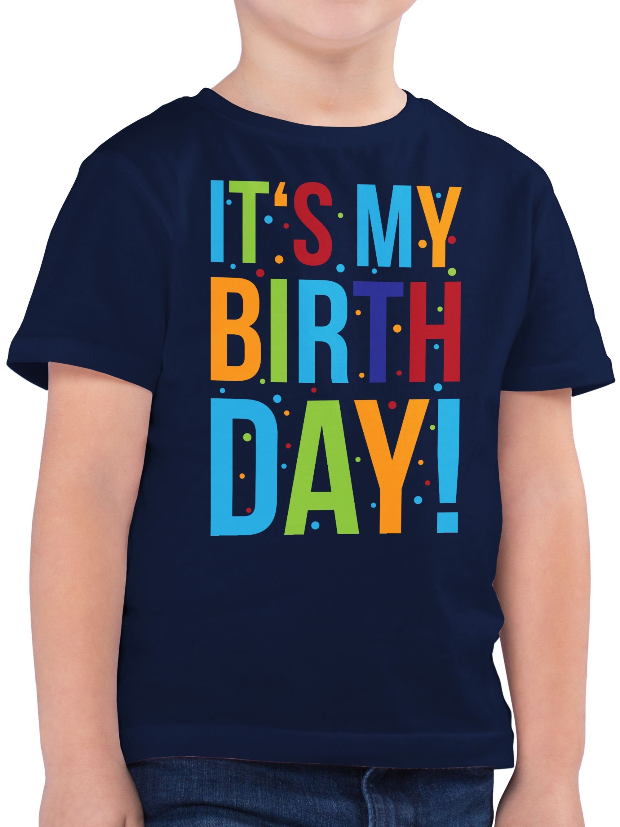 Shirtracer T-Shirt It's my Birthday! Geburtstag Geschenk Kinder 2 Dunkelblau | T-Shirts