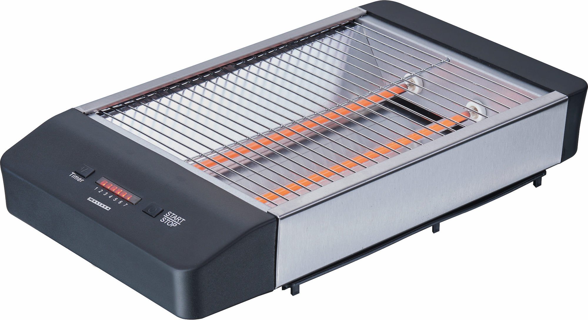 MELISSA Toaster, Flachtoaster, für Toast, Brötchen