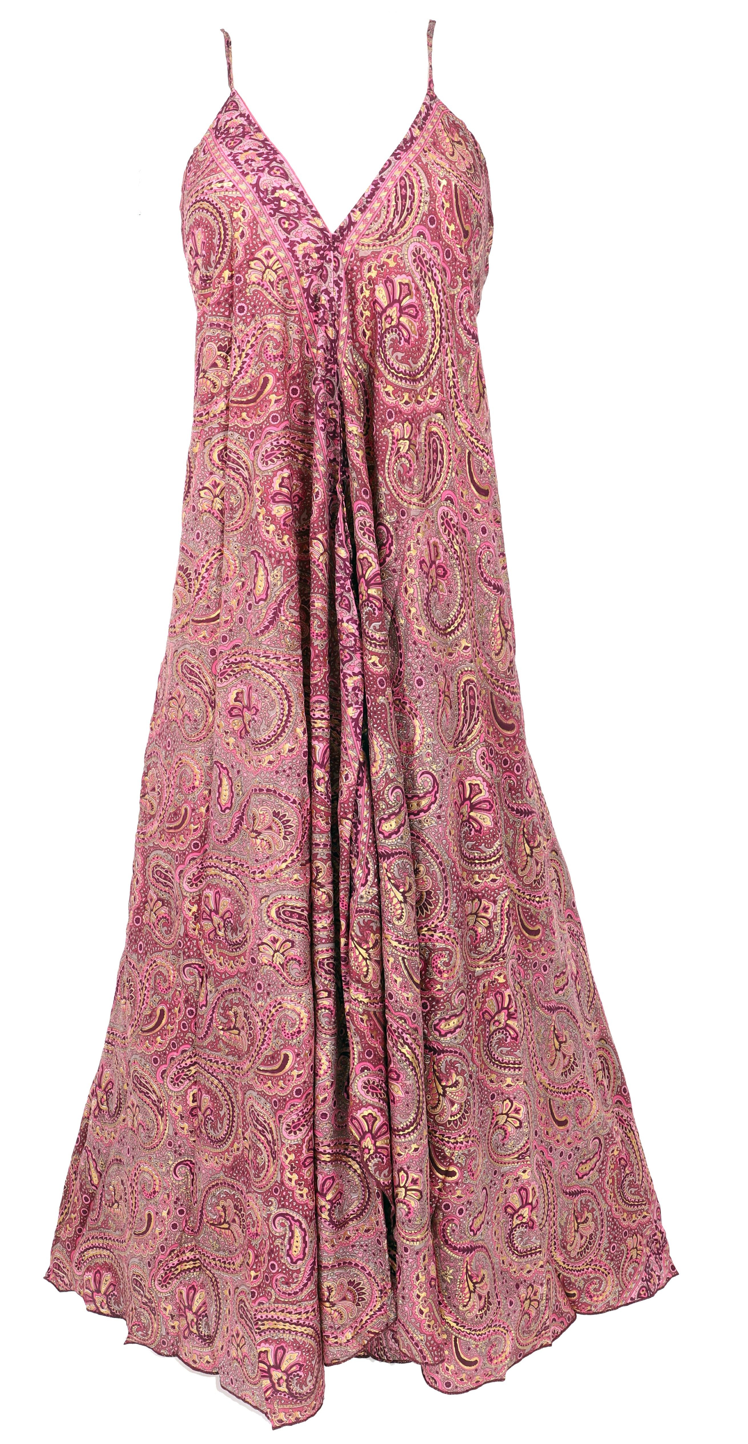 Guru-Shop Midikleid Boho Sommerkleid, Magic Dress, seidiges.. alternative Bekleidung
