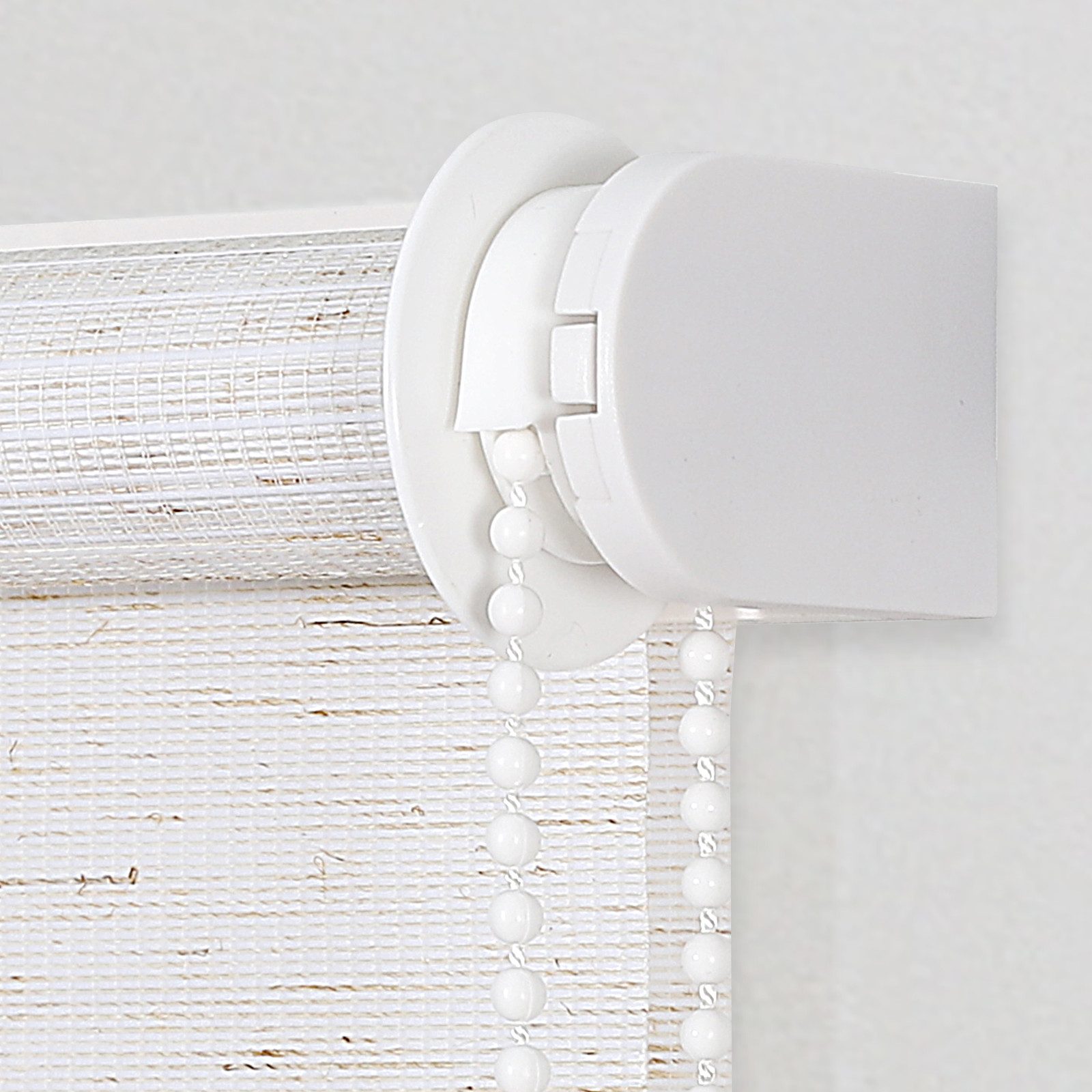 Doppelrollo Doppelrollo Klemmfix ohne Bohren Duo Rollo Leinenoptik Rollo Jalousie, Sekey, für Fenster und Tür, freihängend mit Klemmträger, Seitenzugrollo