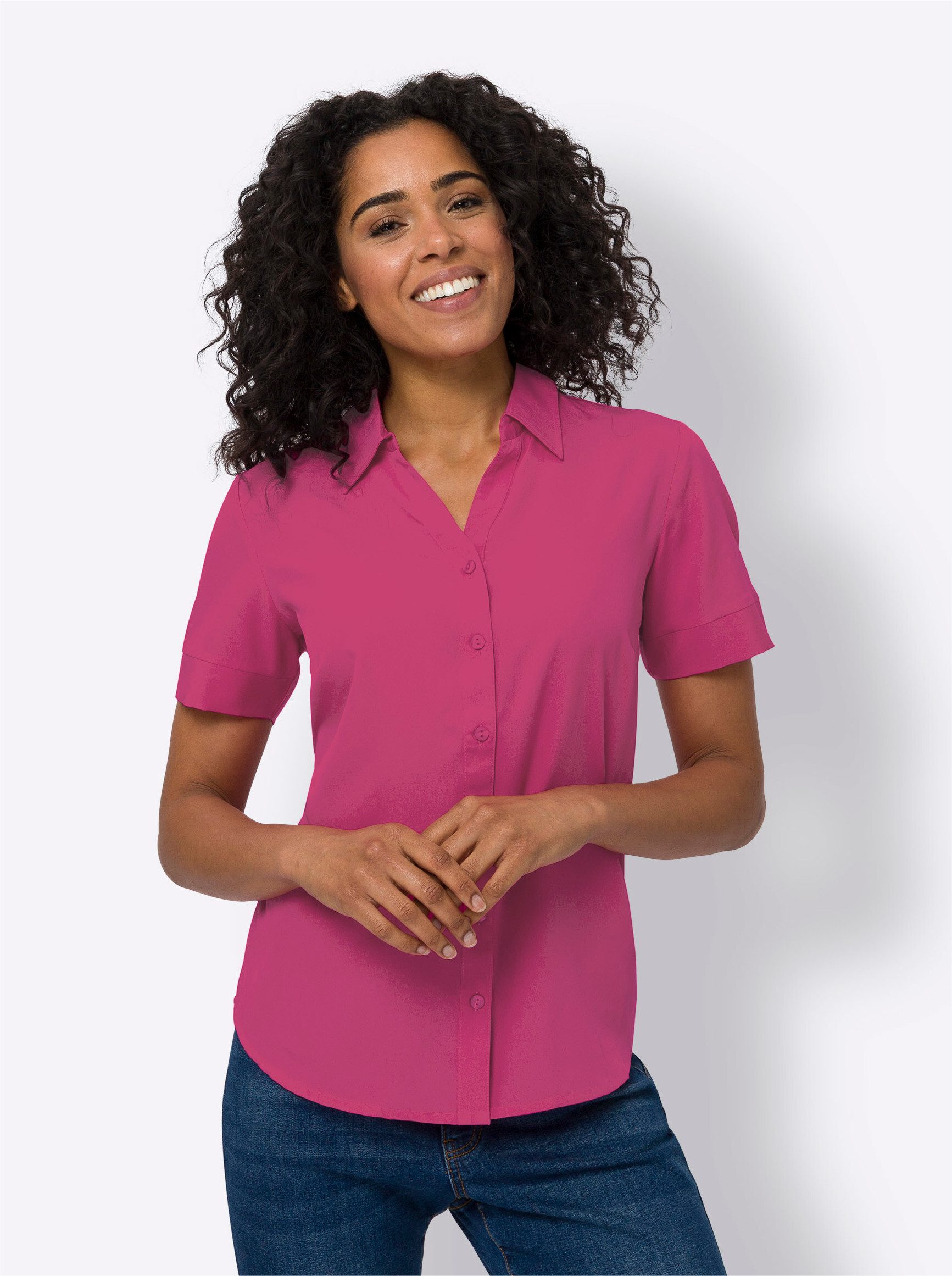 Klassische Bluse Hemdbluse