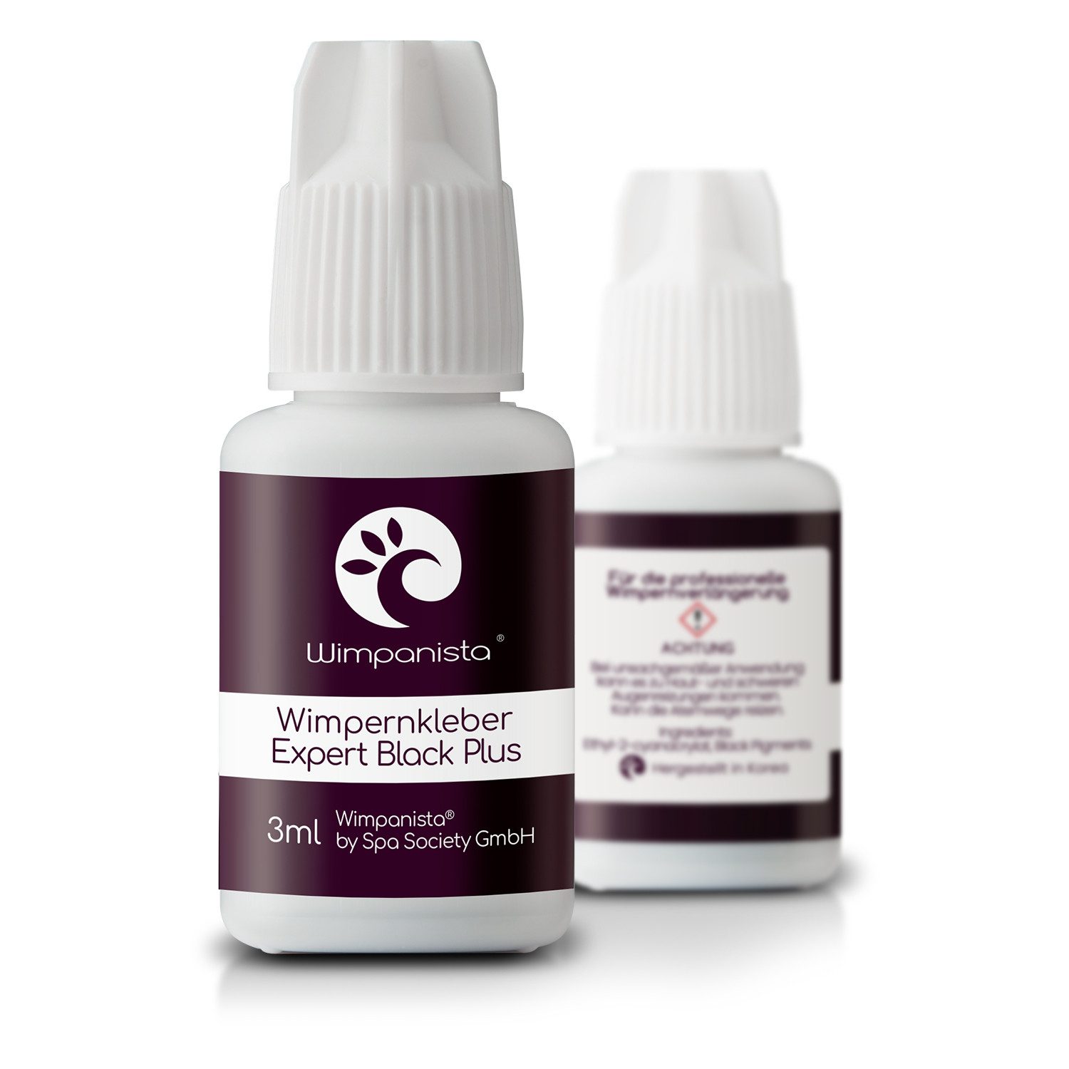 Wimpanista Wimpernkleber Expert Black PLUS. Trocknungszeit 1-2 Sek., für die professionelle Wimpernverlängerung
