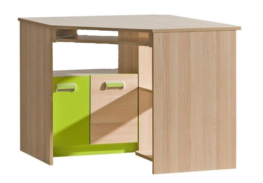 Xlmoebel Eckschreibtisch Eleganter Eckschreibtisch aus Holz für stilvolle Arbeitsräume (1-St., schreibtisch), Hergestellt in Europa