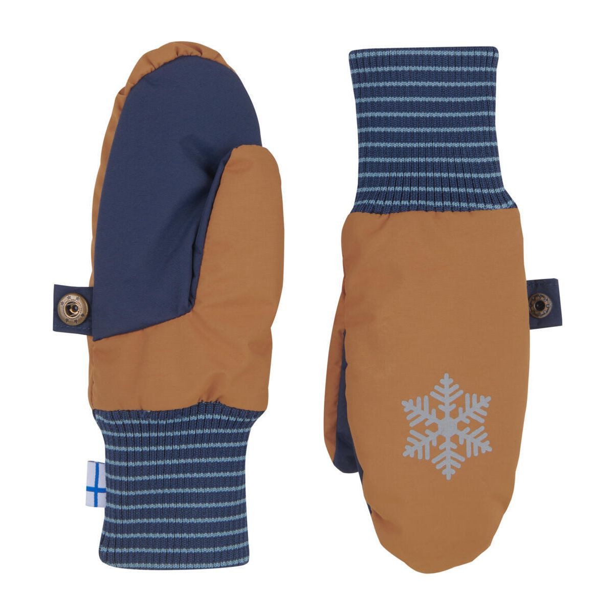 Finkid Fleecehandschuhe Rukkanen Warme, wasserfeste Fäustlinge für Kinder, ideal für Winteraktivitäten