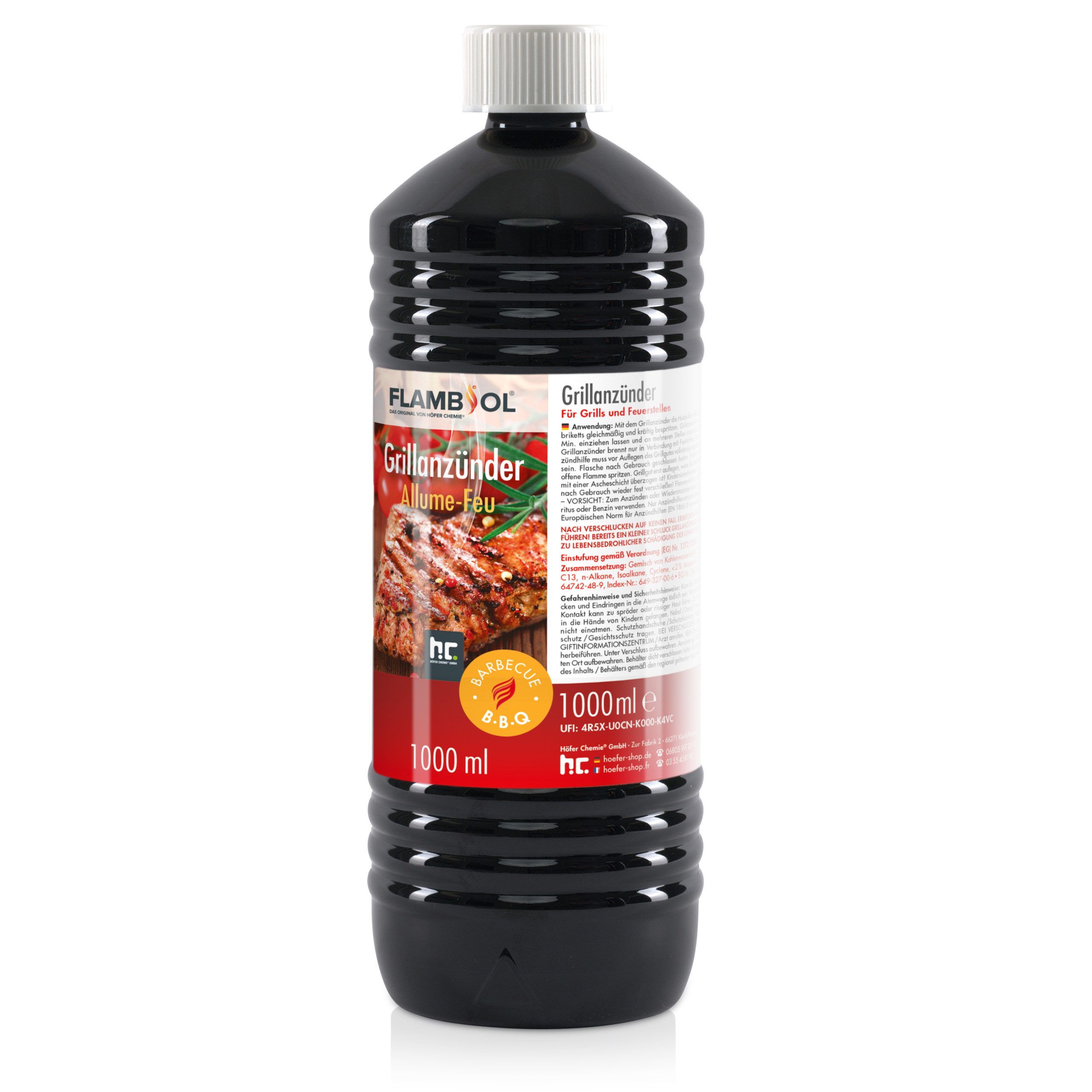 FLAMBIOL Flüssig-Grillanzünder 1 L FLAMBIOL® Grillanzünder flüssig, 1 kg