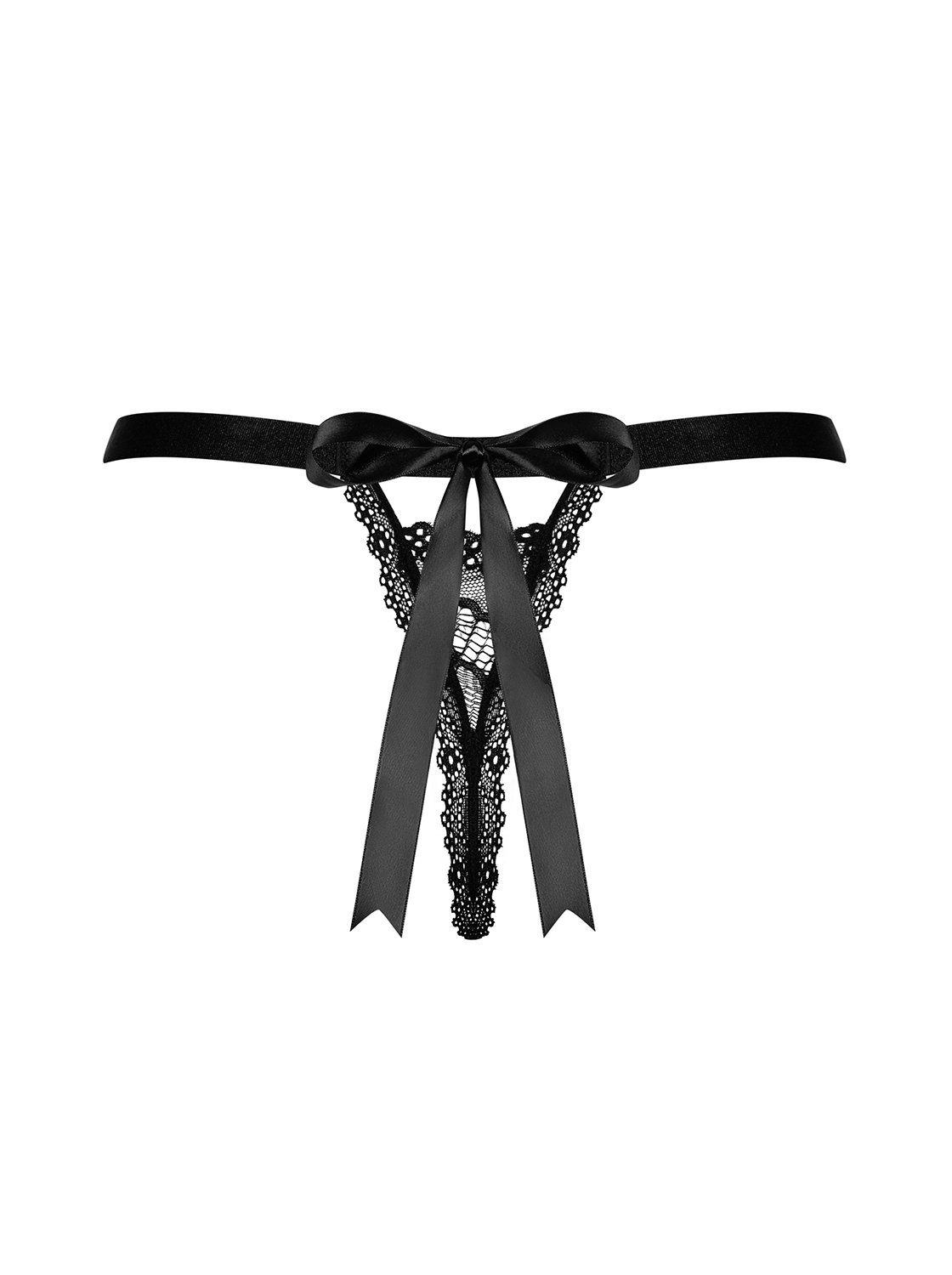 transparent 1-St) elastisch schwarz Obsessive String Isabellia (einzel, String