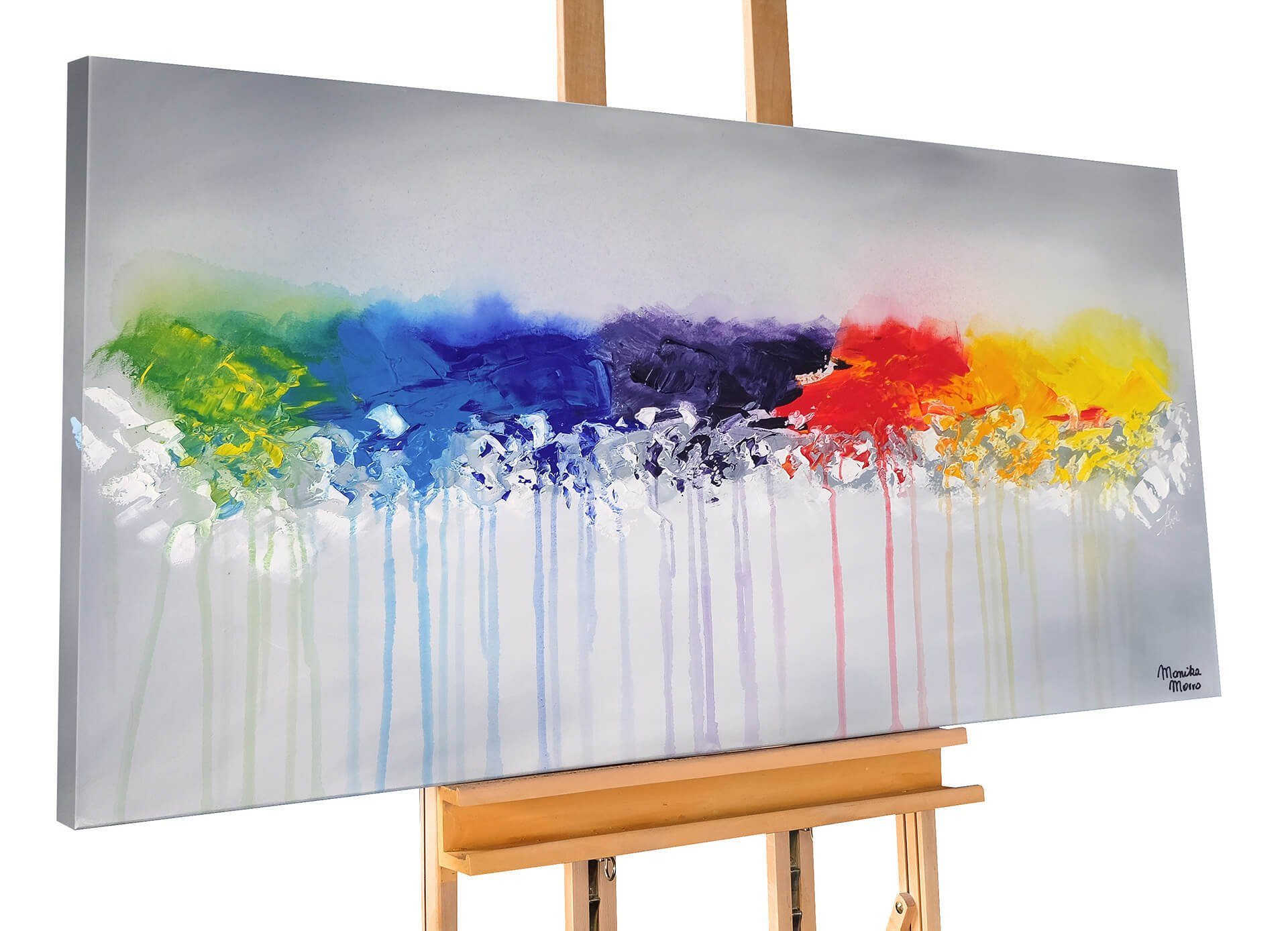KUNSTLOFT Gemälde »Rainy Season«, handgemaltes Bild auf Leinwand online