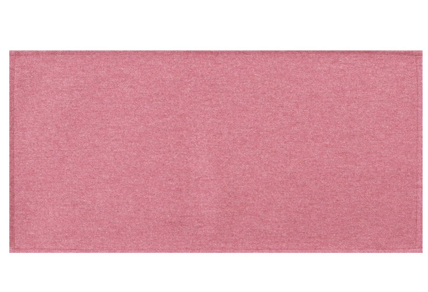 sander table + home Tischläufer SANDER * Edler Tischläufer Wool in rosa 50 x 140 cm Wolle (1-tlg)