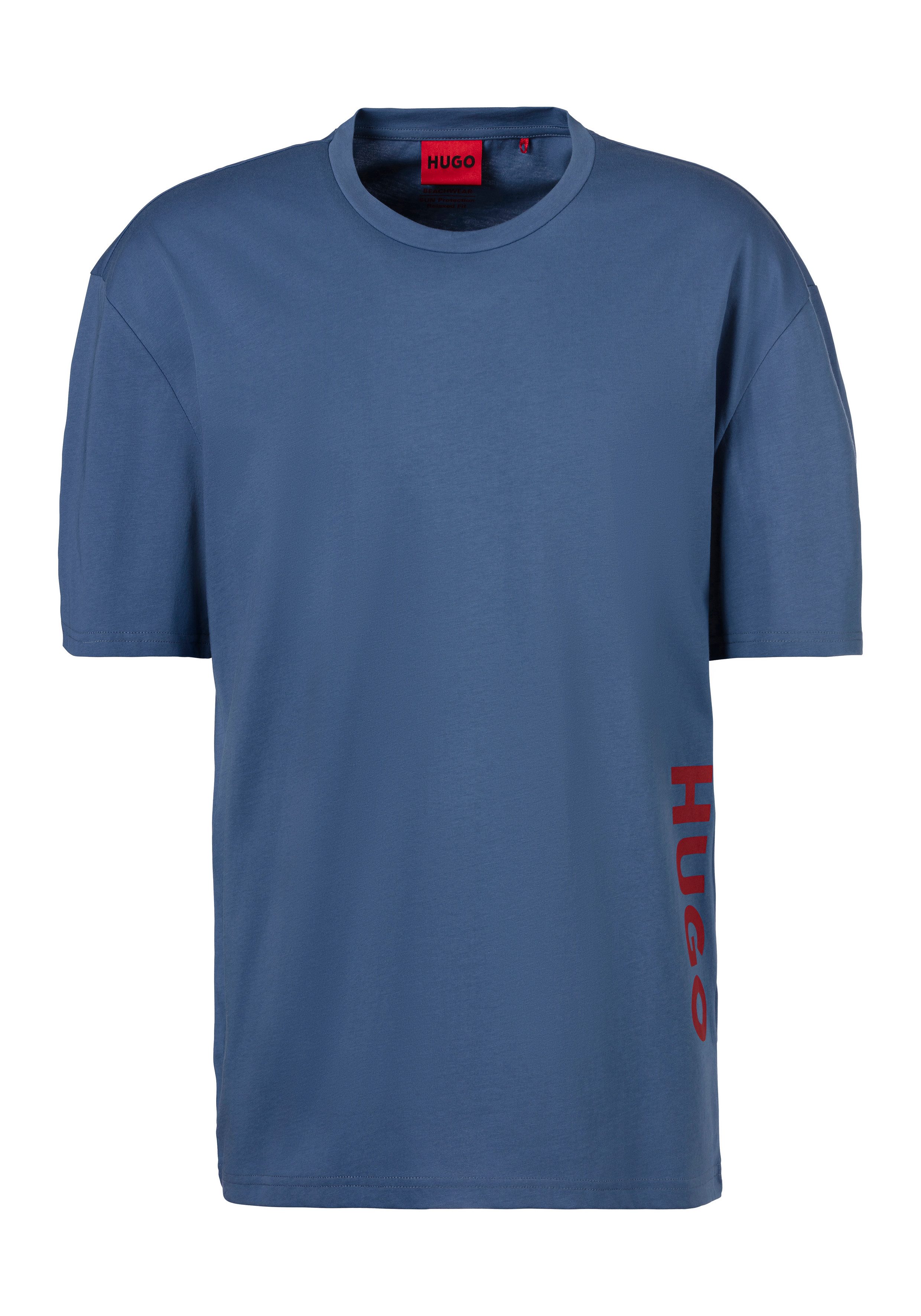 HUGO T-Shirt T-SHIRT RN RELAXED mit seitlichem Logoschriftzug