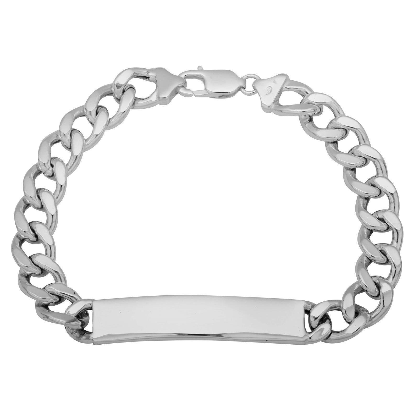 Tony Fein Armband Gravurarmband Italy und Made Gravur Damen mit 925 Silber, Herren für in 10mm