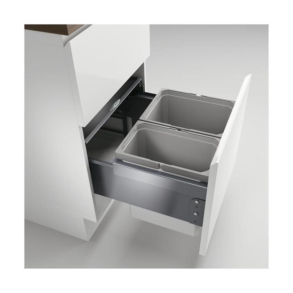 Naber Mülleimer Cox® Base 360 K/500-2, Abfallsammler für Frontauszüge