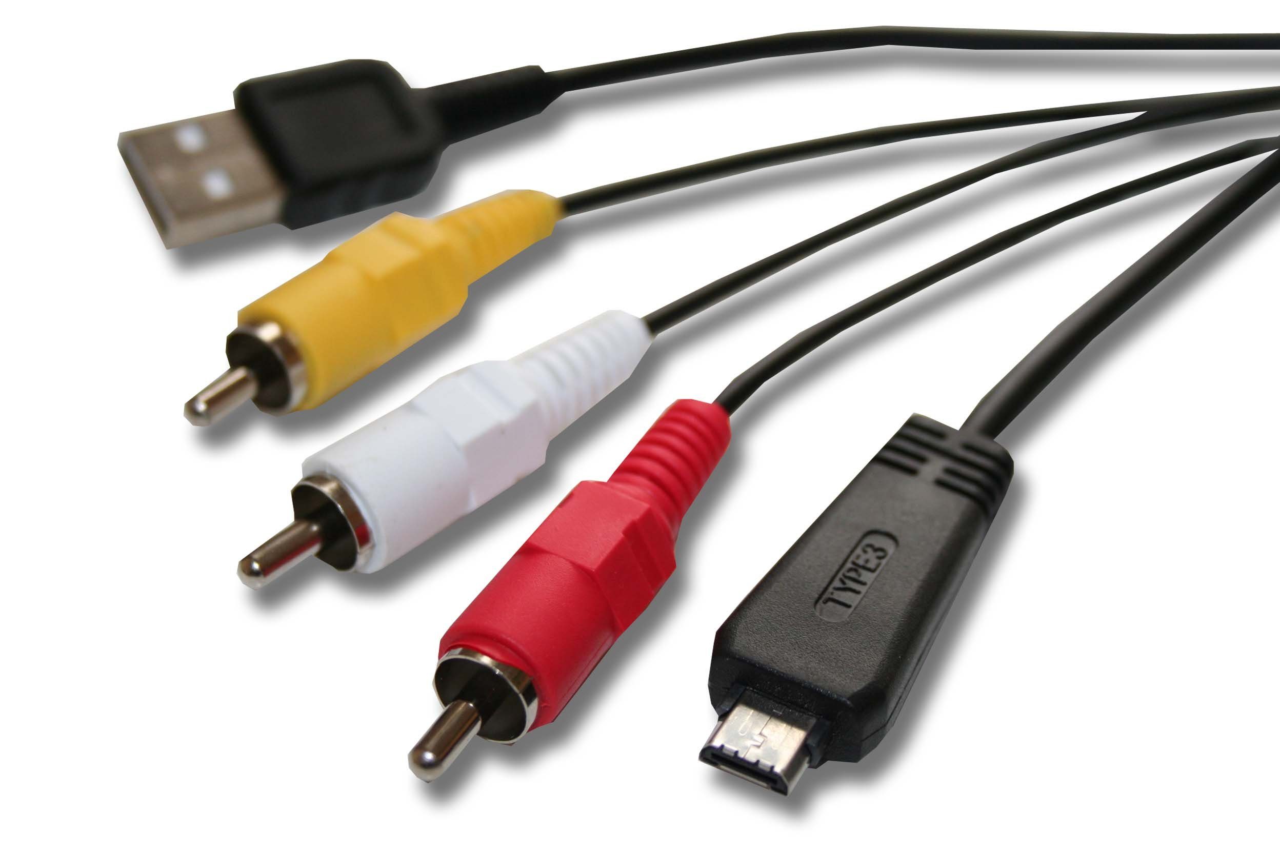 Sony vmc-md3. кабель usb-3rca (тюльпан). кабель юсб - тюльпаны 3rca av переходник. Vmc-md2. Usb av кабель.