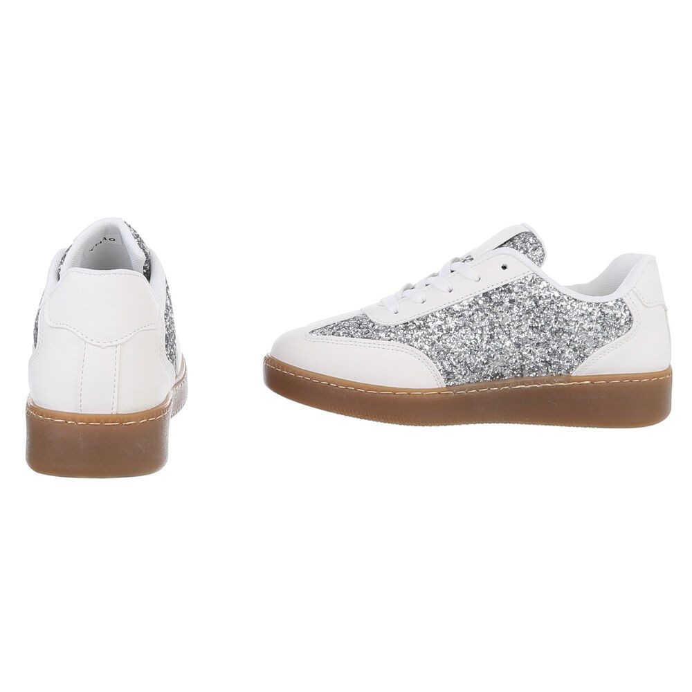 Ital-Design Damen Low-Top Freizeit Sneaker (88519179) Flach Sneakers Low in Weiß – Bild 5 von 5