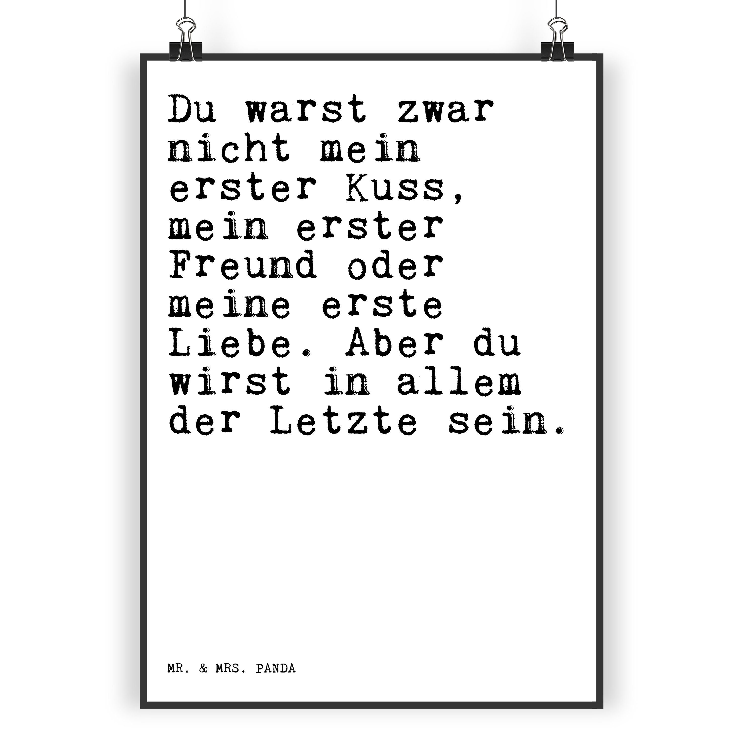 Mr. & Mrs. Panda Poster »Du warst zwar nicht... Weiß Weisheit
