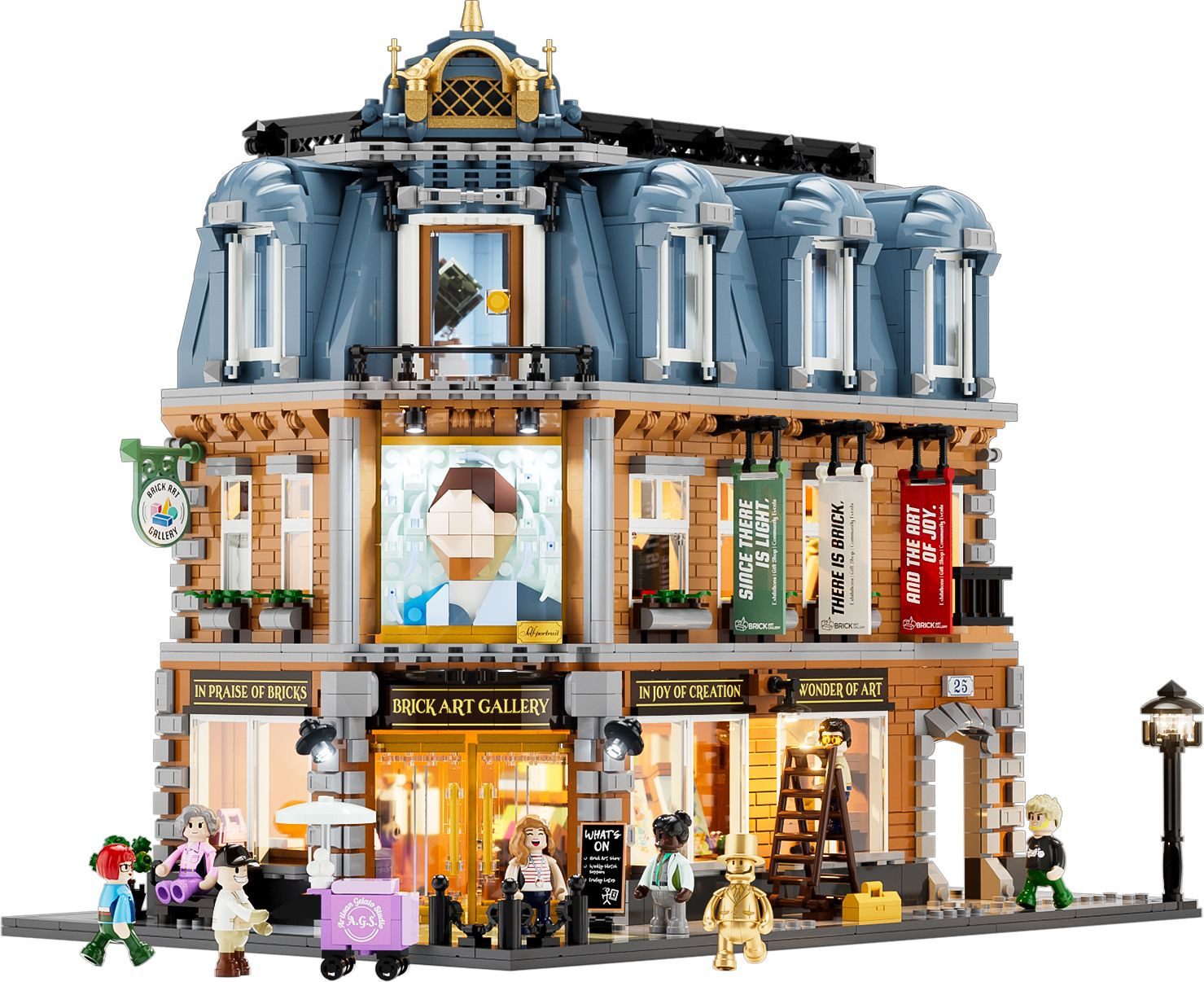Lumibricks Lumibricks Brick Art Galerie 3400 Teile mit 22 LED Konstruktions-Spielset