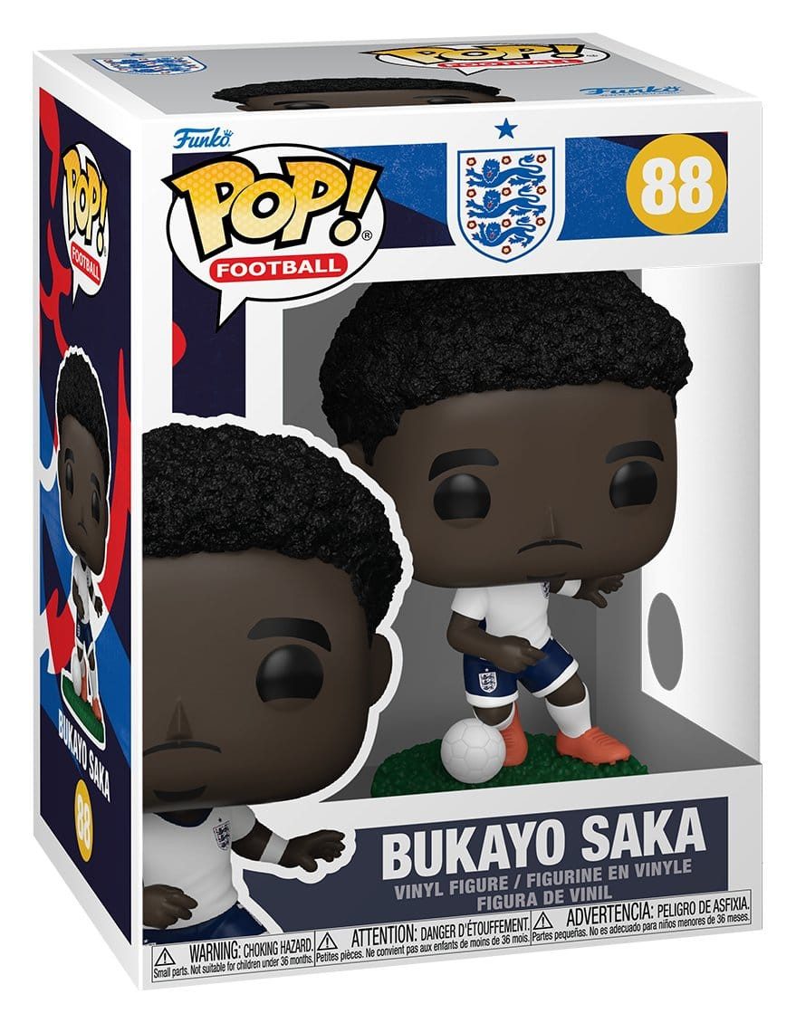 Funko Merchandise-Figur EFL POP! Football Vinyl Figur England- Bukayo Saka 9 cm