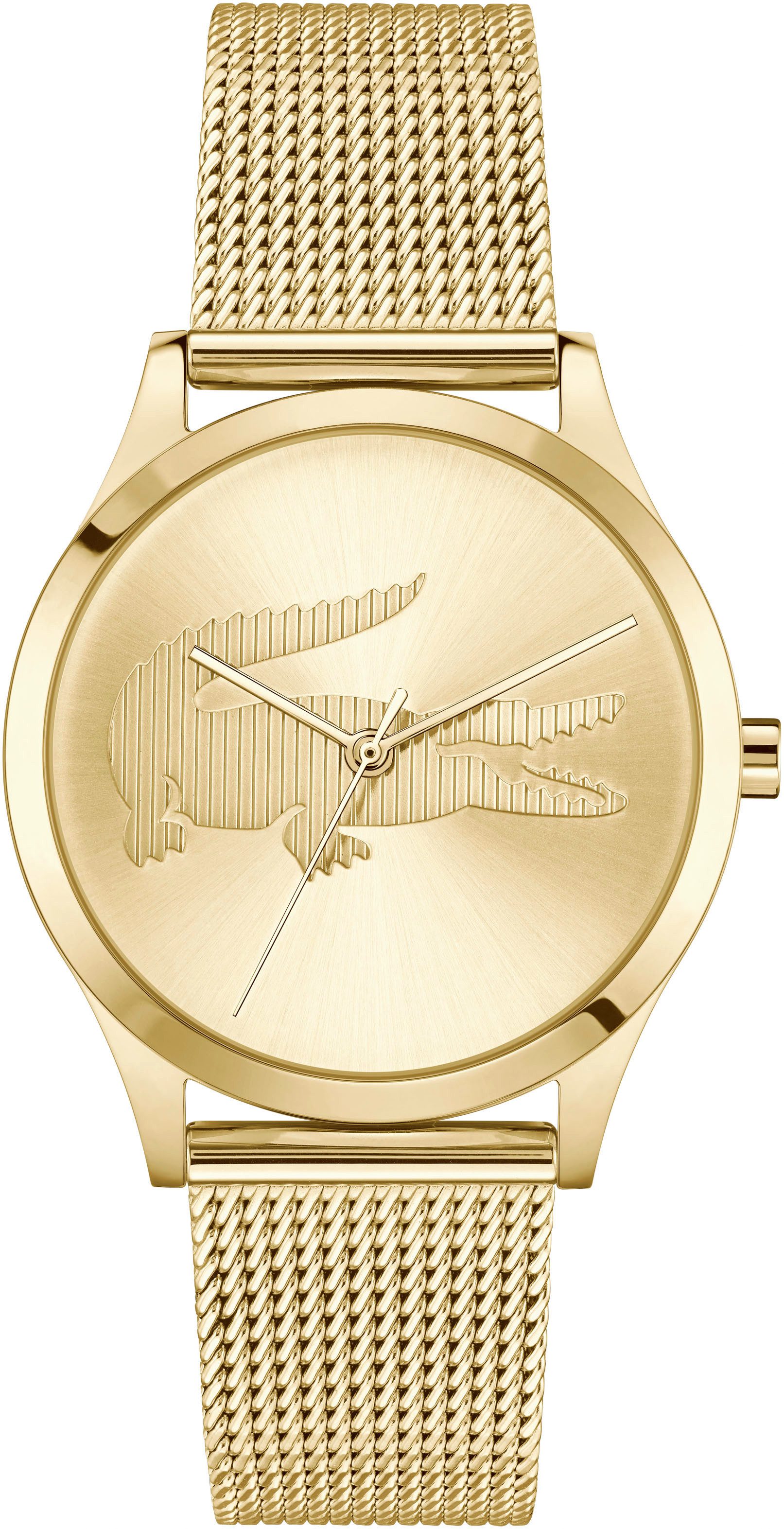 Lacoste Quarzuhr CROCODELLE 2001416, Armbanduhr, Damenuhr, Edelstahlarmband günstig online kaufen