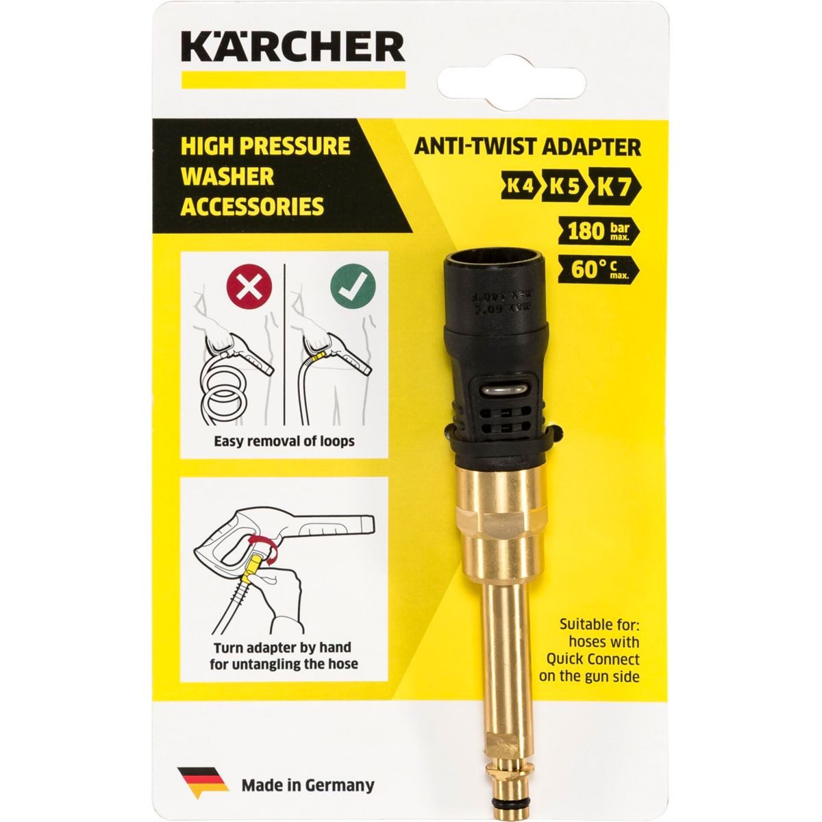 KÄRCHER Reinigungs-Set Anti-Verdreh-Adapter