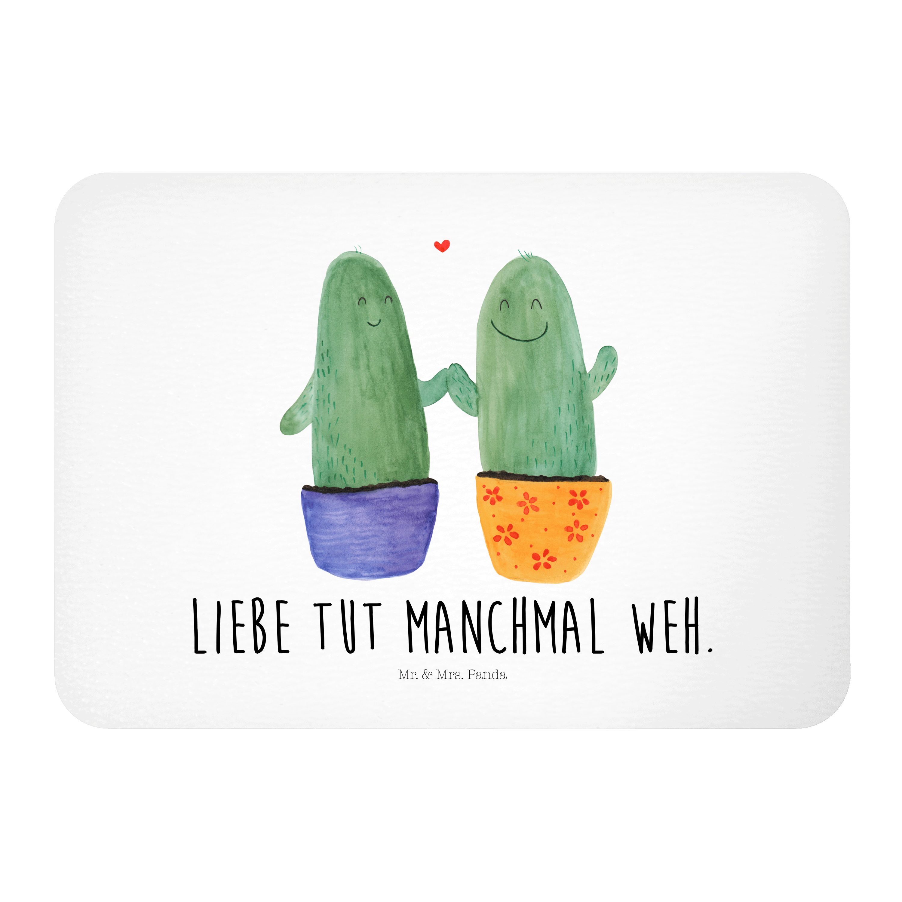 Mr. & Mrs. Panda Kaktus Liebe Weiß Geschenk, Verlobung