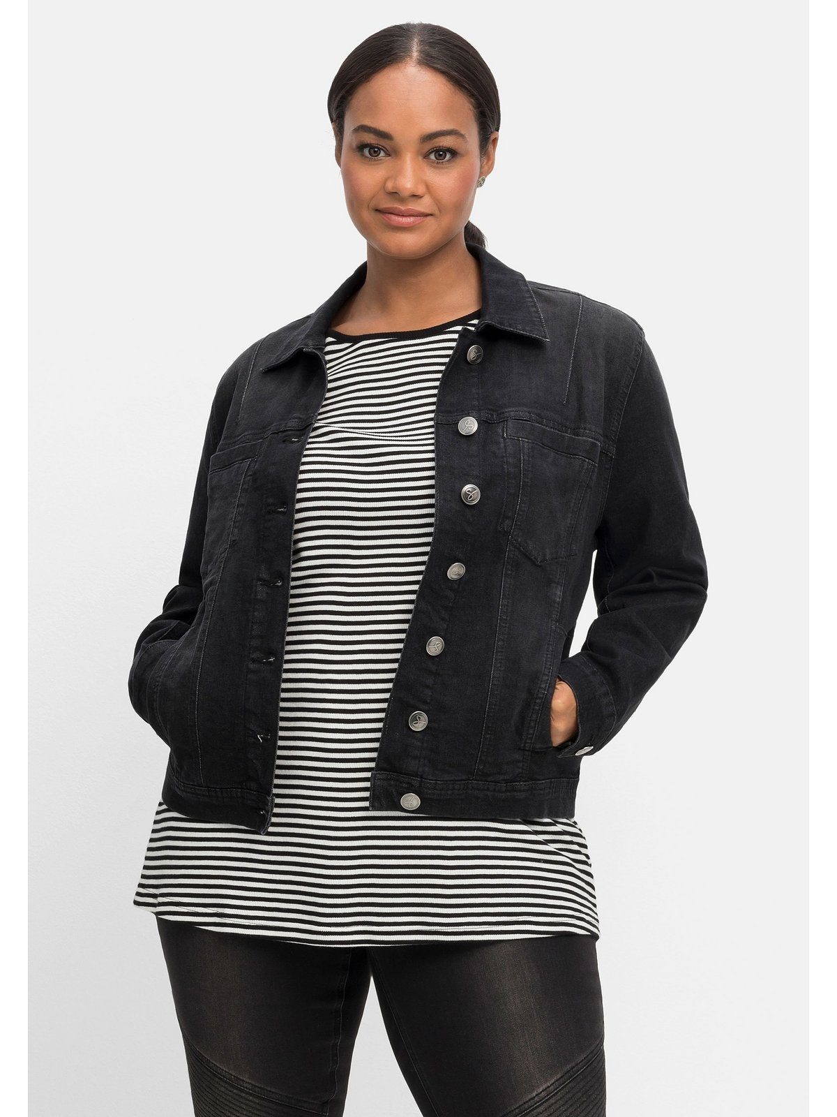 Sheego Jeansjacke Große Größen in modisch günstig online kaufen