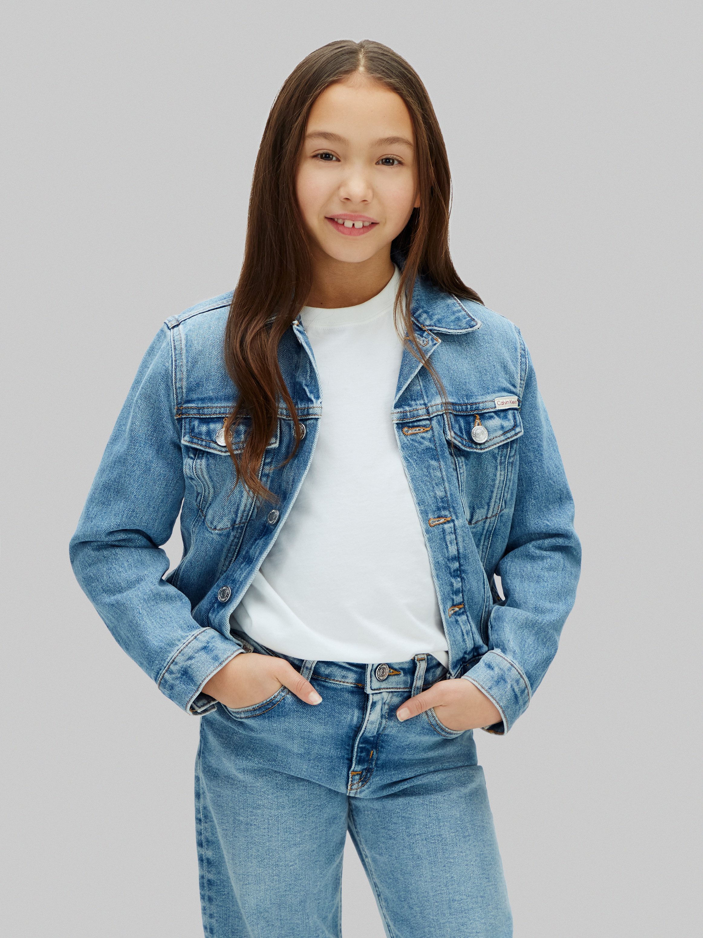 Calvin Klein Jeans Jeansjacke Regular fit, für Kinder bis 16 Jahre