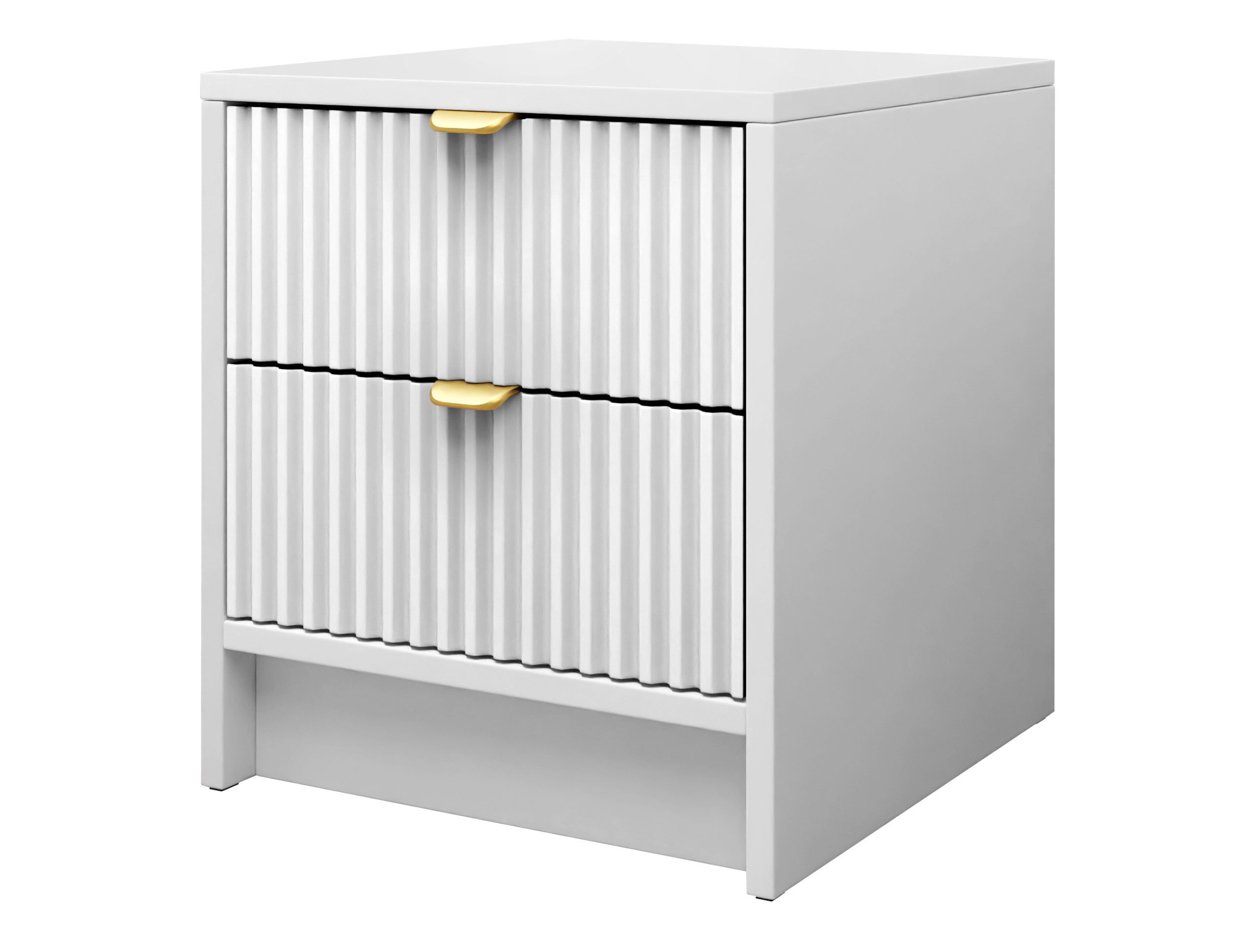 MIRJAN24 Nachttisch Tireno 2SZ (mit zwei Schubladen), Aluminiumgriff in der günstig online kaufen