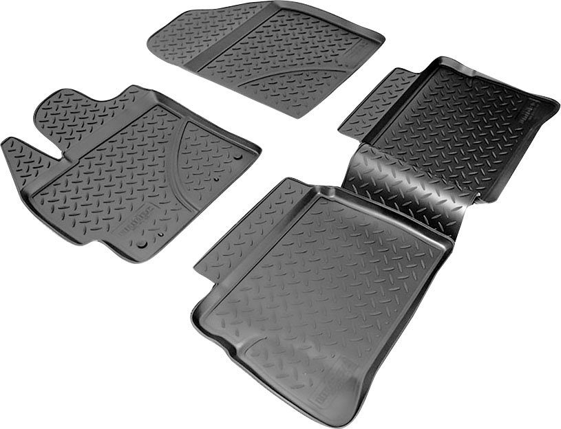 RECAMBO Passform-Fußmatten CustomComforts (4 St), für Toyota Prius, III ZVW30 2009 - 2016, perfekte Passform | Automatten