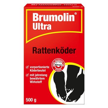 ZGM Gift-Rattenköder Set zur Rattenbekämpfung - Ratten Köderstation + Brumolin Getreideköde