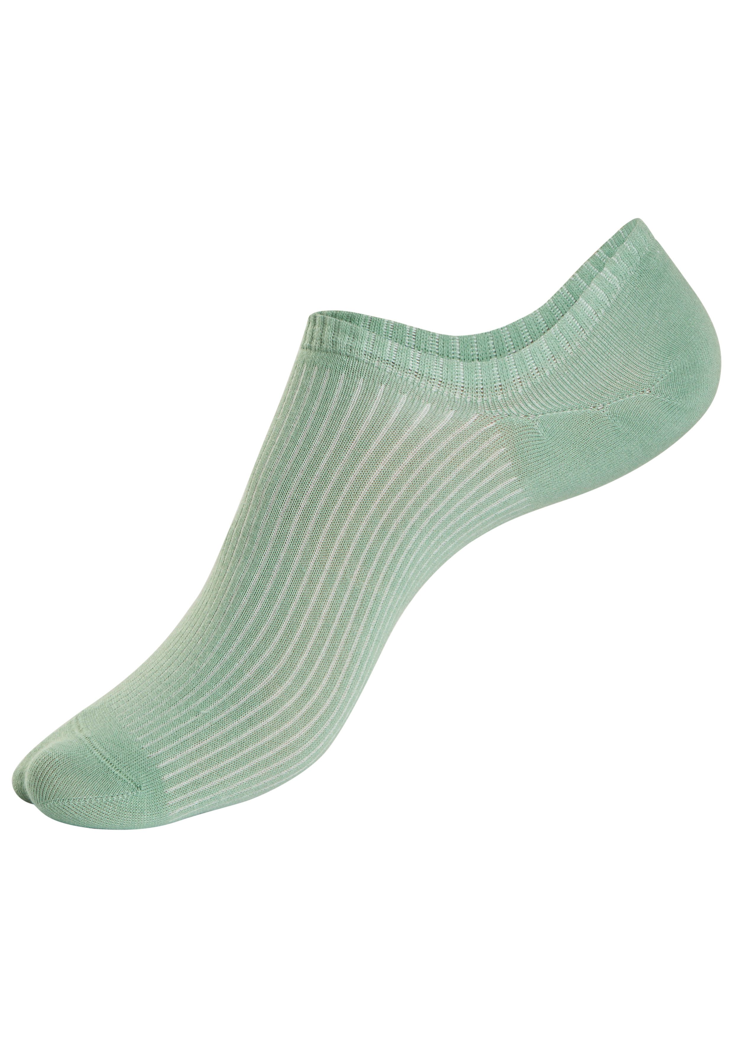 H.I.S Sneakersocken Herren Unsichtbare Füßlinge, Kurz Sneaker Socken (Packung, 7-Paar, No Show) invisible und gerippt – Bild 5 von 5