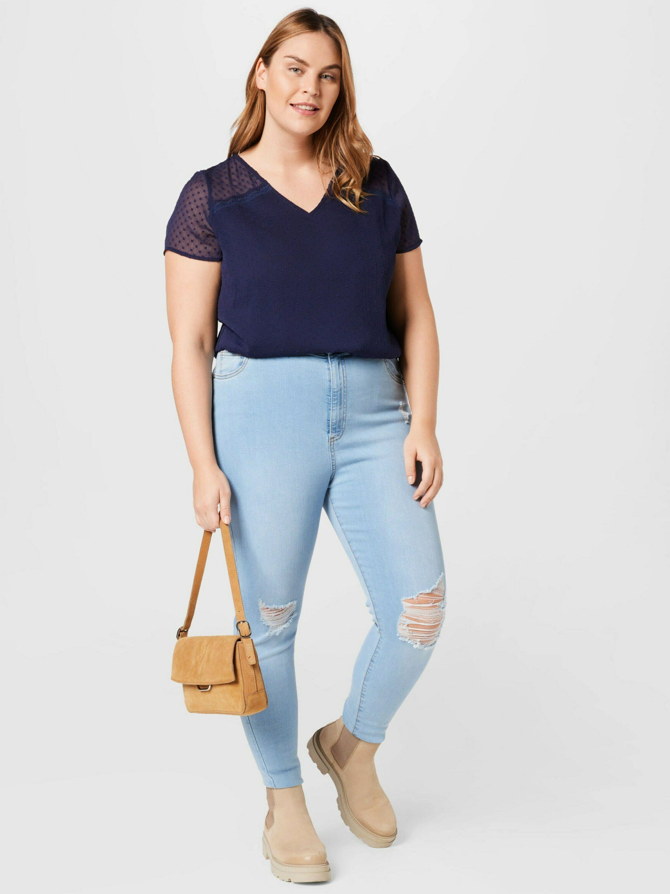 Damen Jeans Cotton On Curve High-waist-Jeans Adriana (1-tlg)