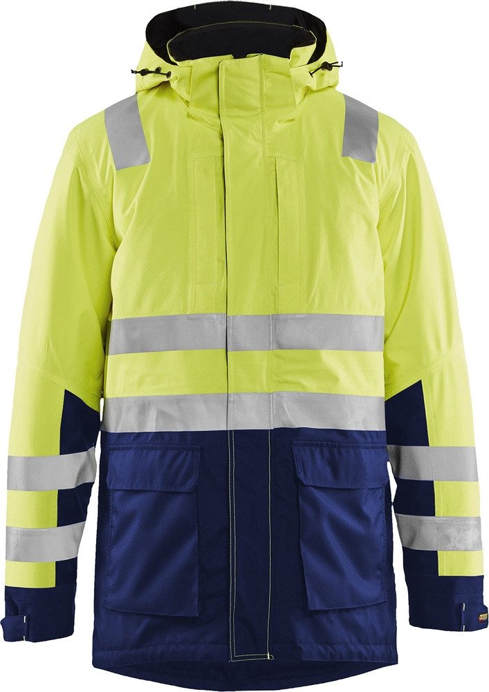 Blåkläder Warnschutz-Shirt High Vis Winterparka