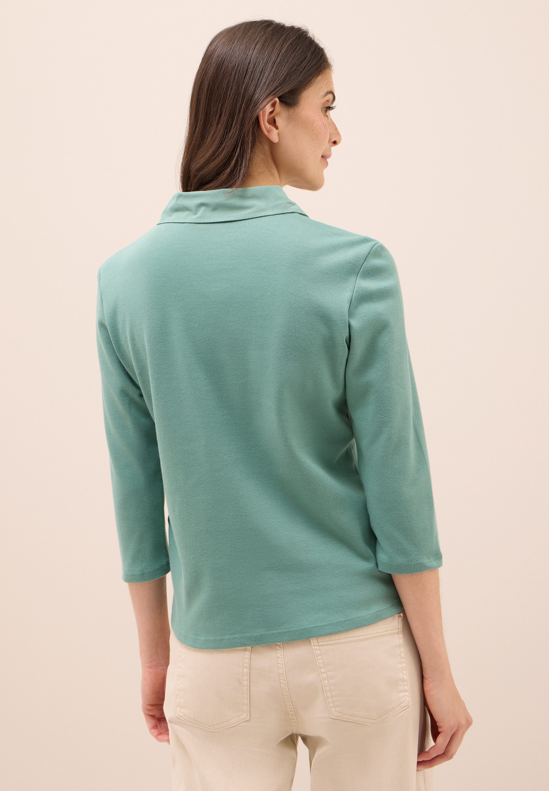 CECIL Poloshirt aus reiner Baumwolle