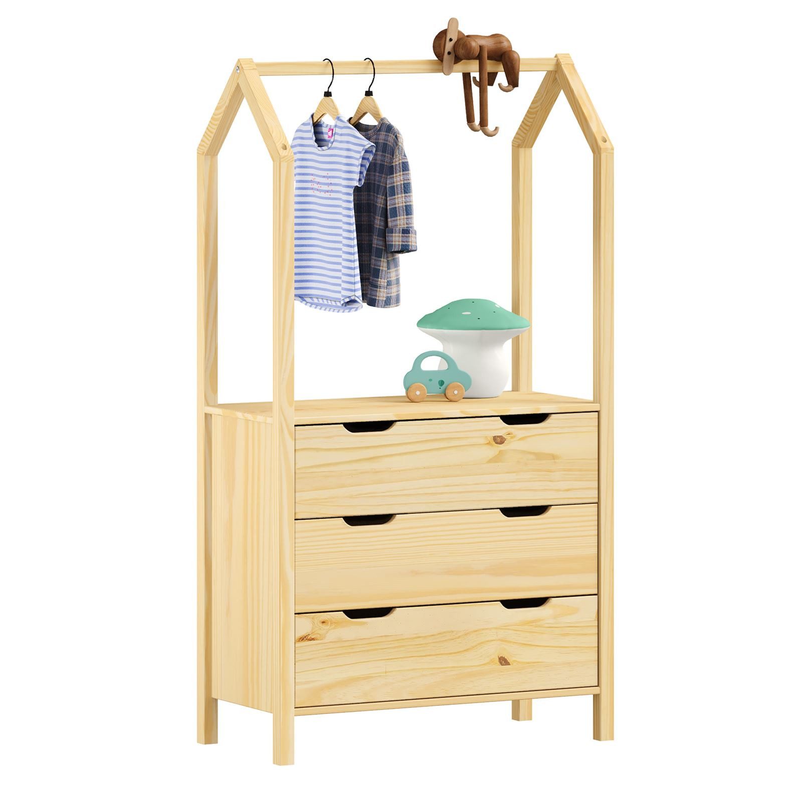 IDIMEX Kommode AMIRA, Kinderzimmer Kommode Kleiderschrank Kinderkleiderschrank