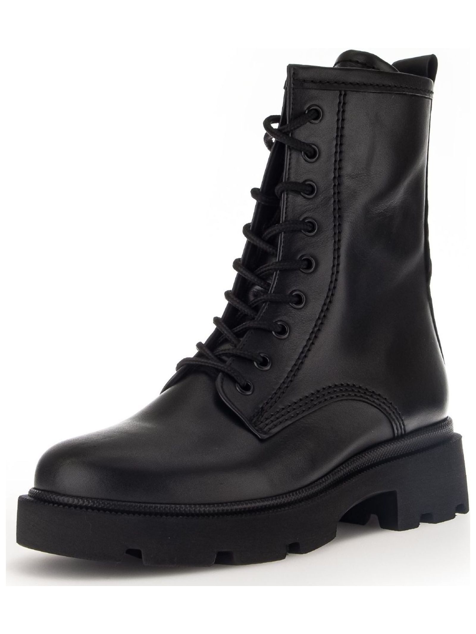 Gabor Comfort Stiefelette Glattleder Schnürstiefelette