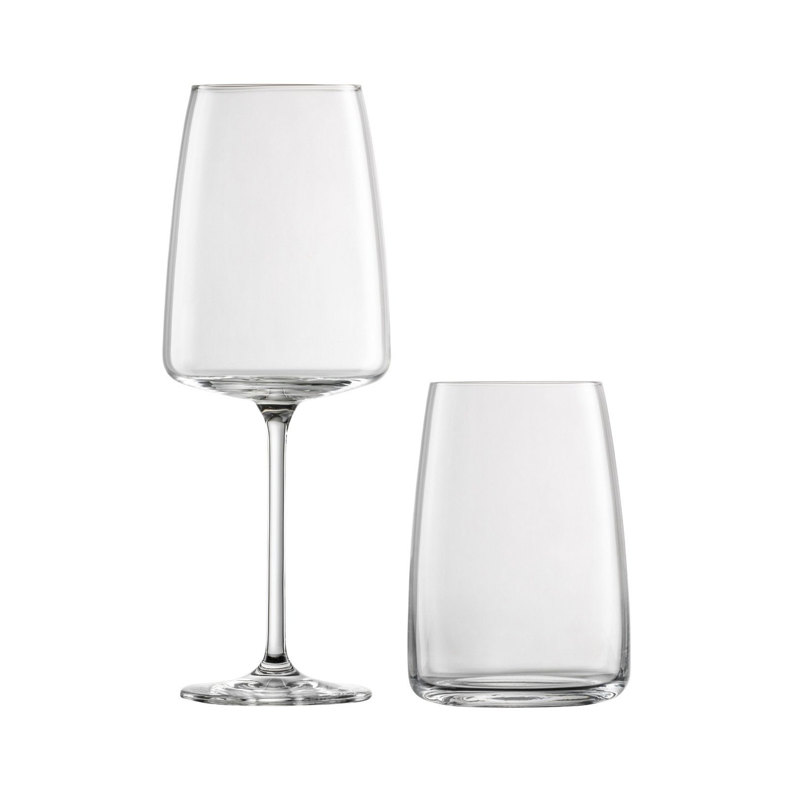 Zwiesel Glas Gläser-Set Vivid Senses Wein- und Wassergläser 8er Set, 8-tlg., Glas