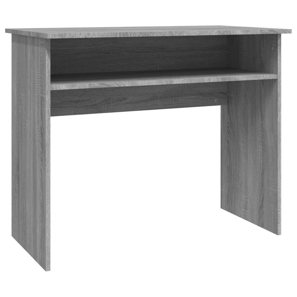 furnicato Schreibtisch Grau Sonoma 90x50x74 Holzwerkstoff cm