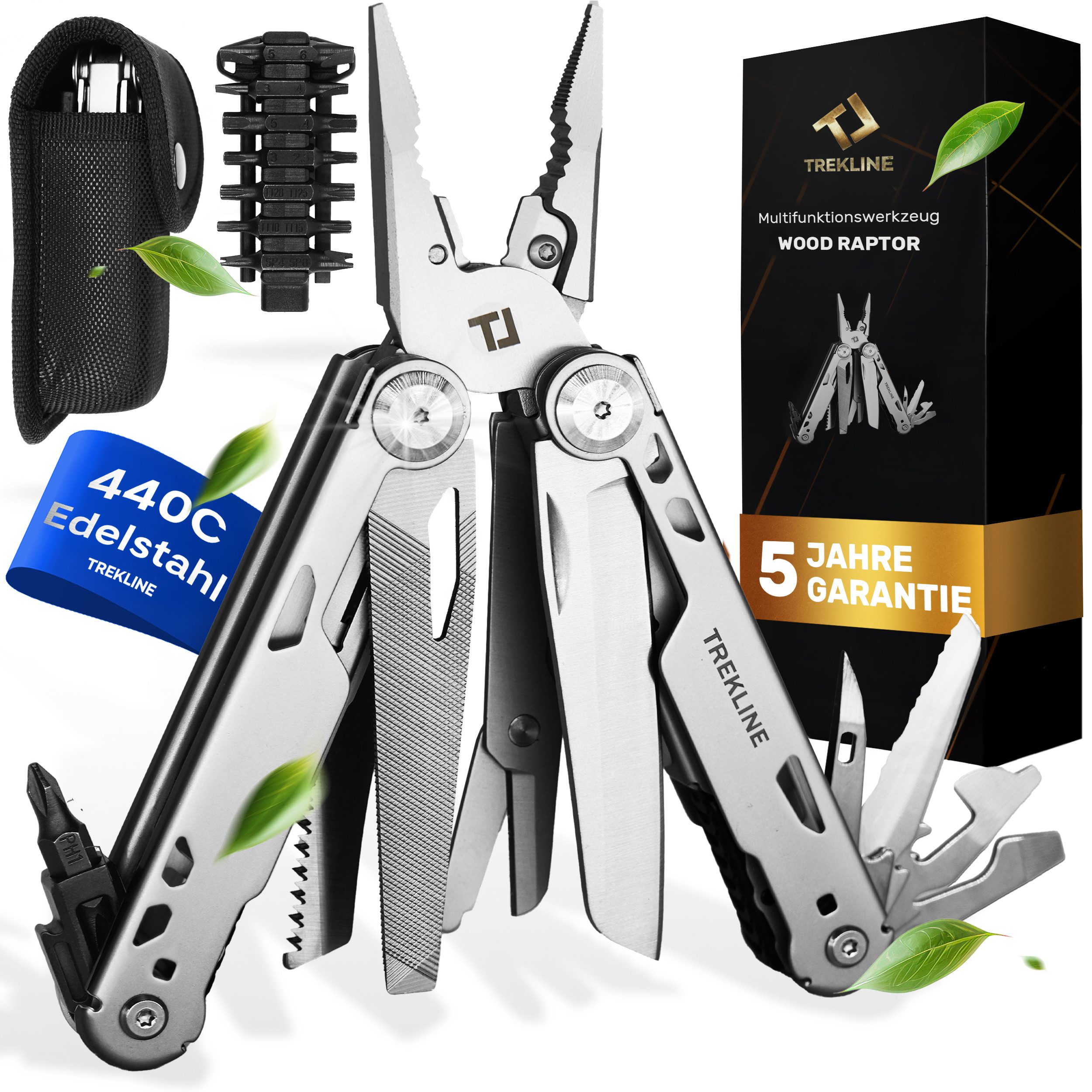 Trekline Multitool - Camping Werkzeug Multifunktionswerkzeug Multifunktionsmesser