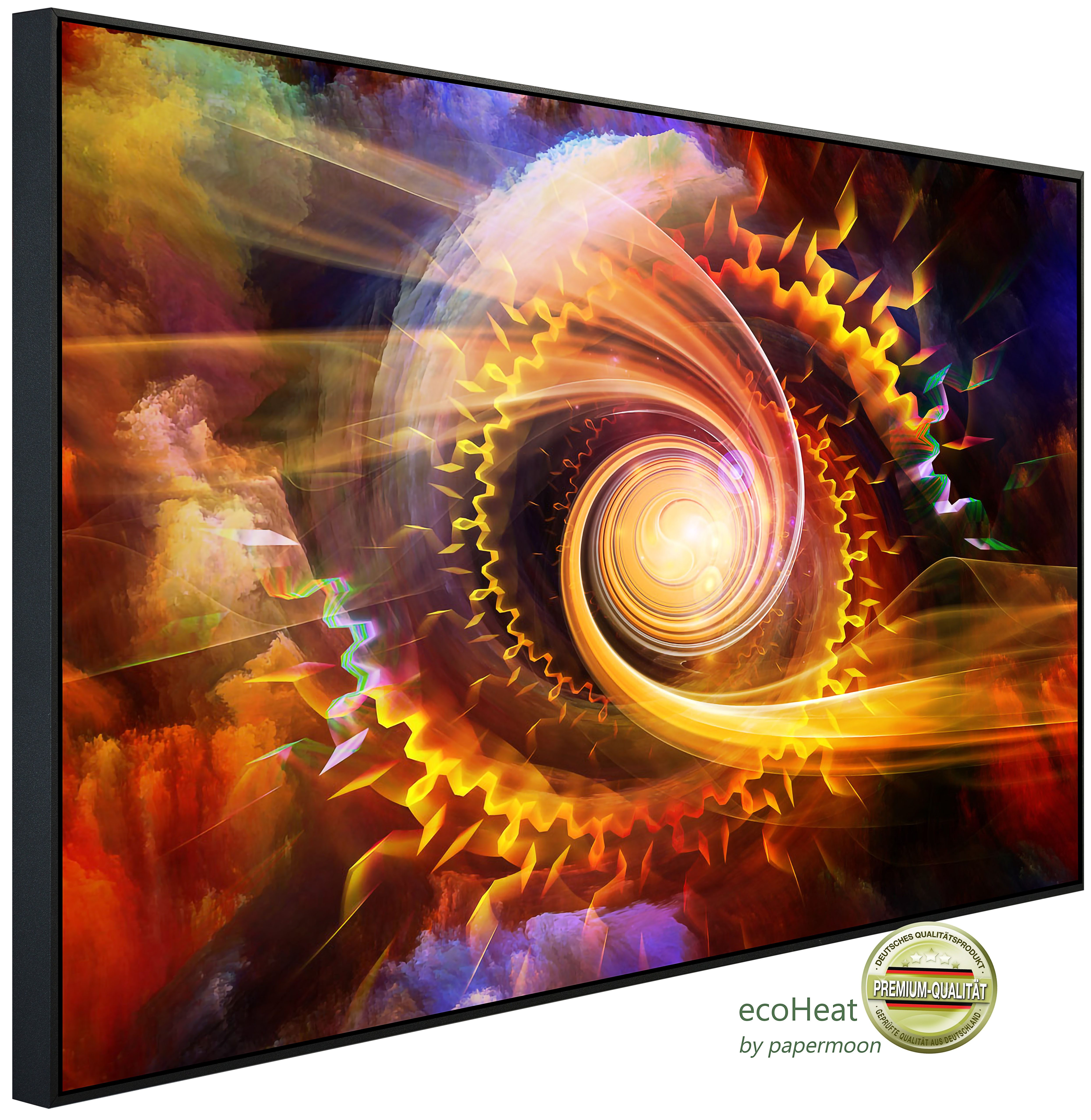 Papermoon Infrarotheizung INFRAROT-BILD-HEIZUNG, Abstrakt, TÜV-Rheinland/GS zertifiziert, angenehme Strahlungswärme