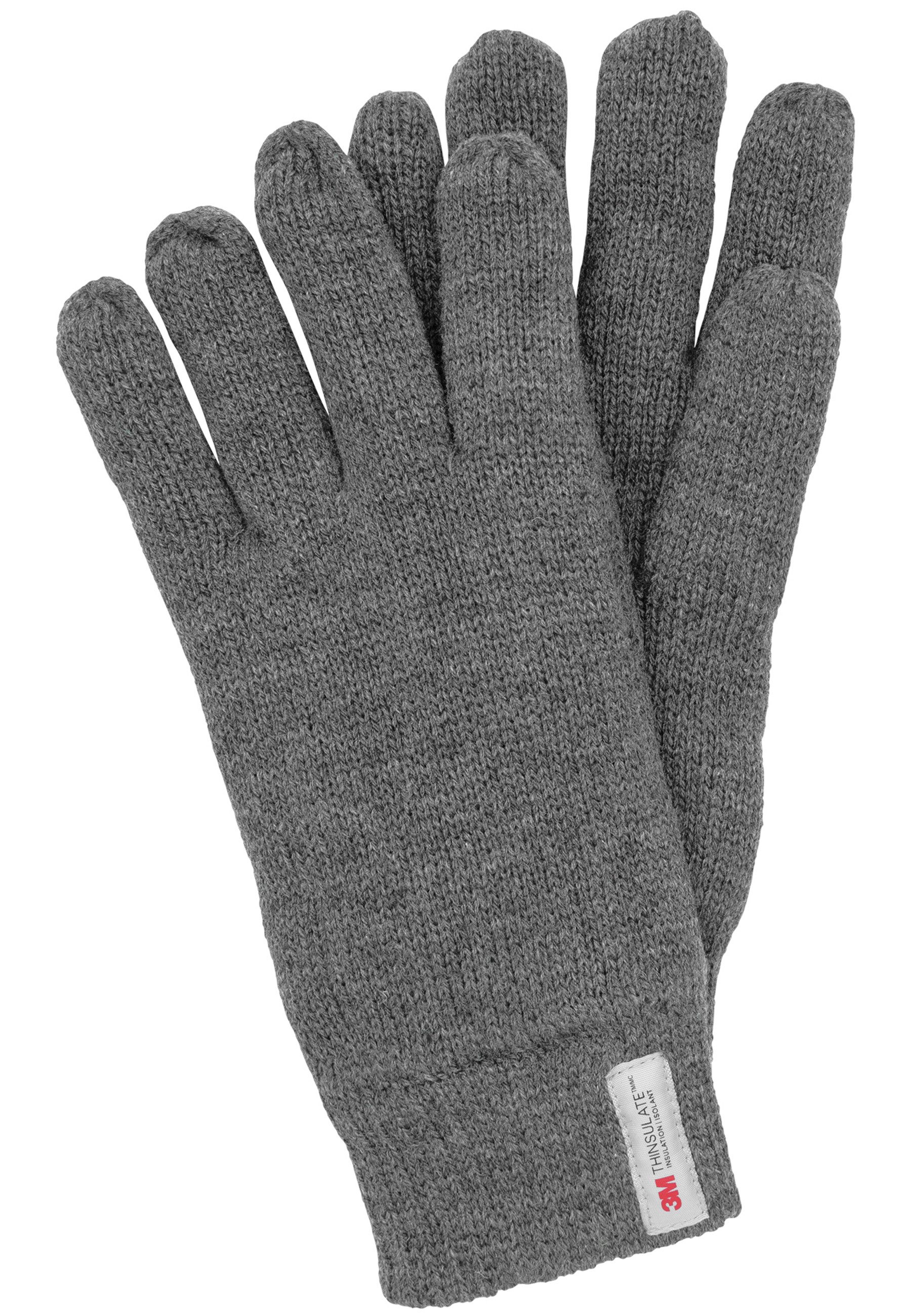 Indicode Strickhandschuhe Herren Jason Herrenhandschuhe Fingerhandschuhe höchste Wärmestufe