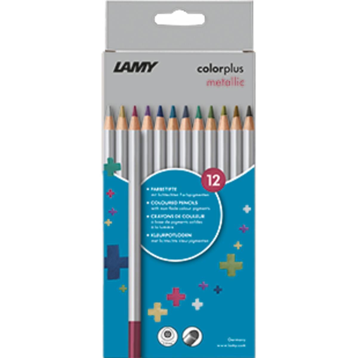 LAMY Buntstift LAMY 1235192 12 LAMY colorplus metallic Buntstifte farbsortiert