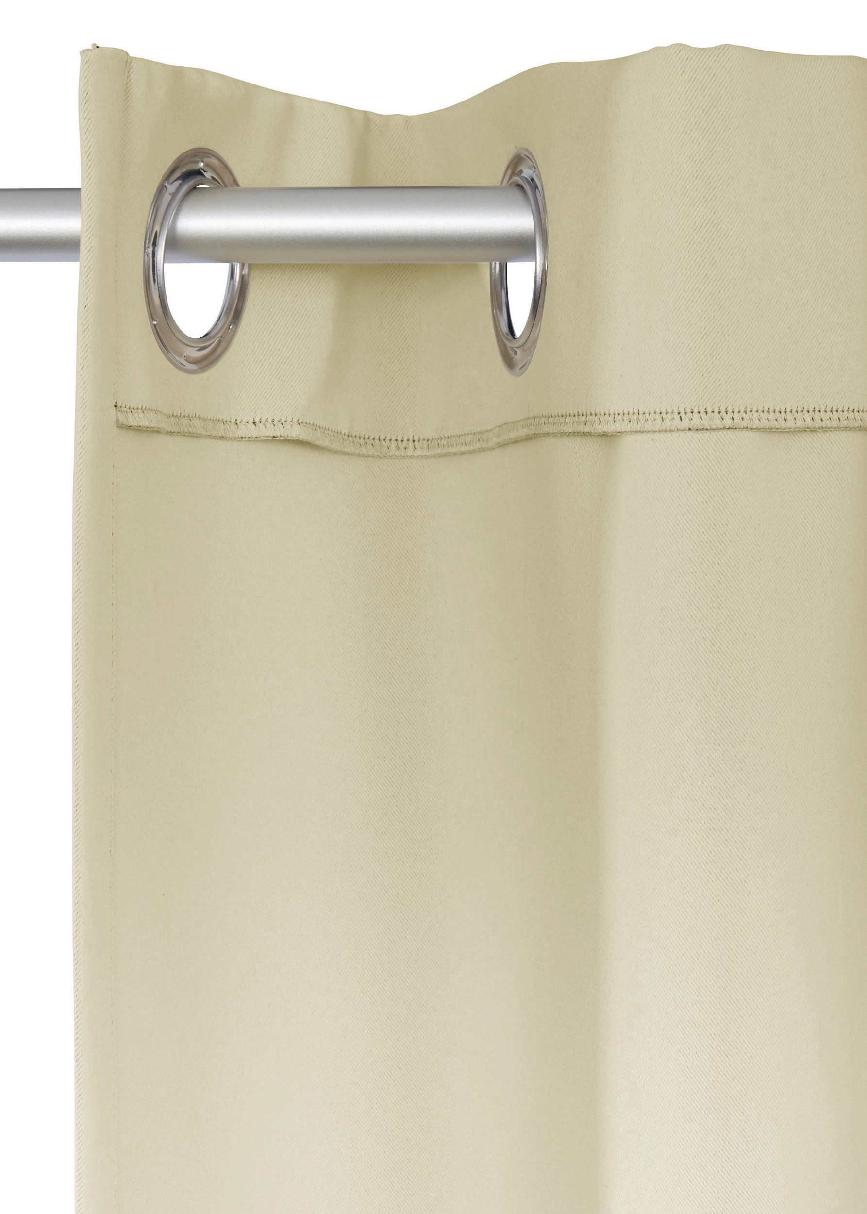 OTTO home Vorhang SOLA mit Ösen, 1er & 2 er Pack, blickdicht/verdunkelnd, Topseller! (1 St), Ösen, verdunkelnd, Polyester, blickdicht, Ösen-Aufhängung, wärmeabw – Bild 4 von 5