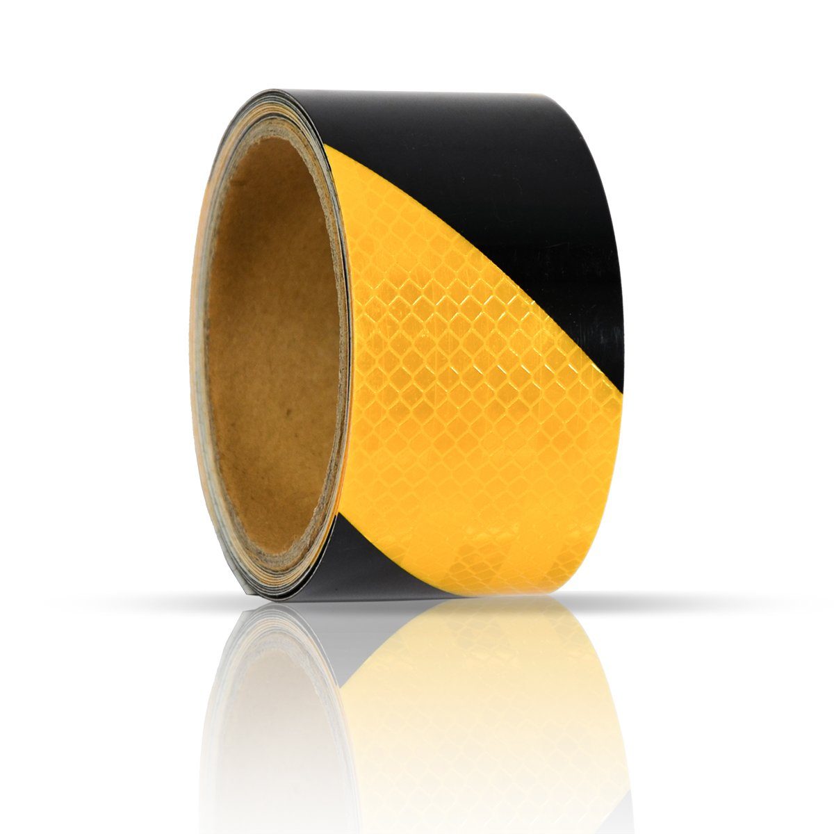 Klebeband Warnklebeband Reflektorband Schwarz-Gelb 5cmx3m